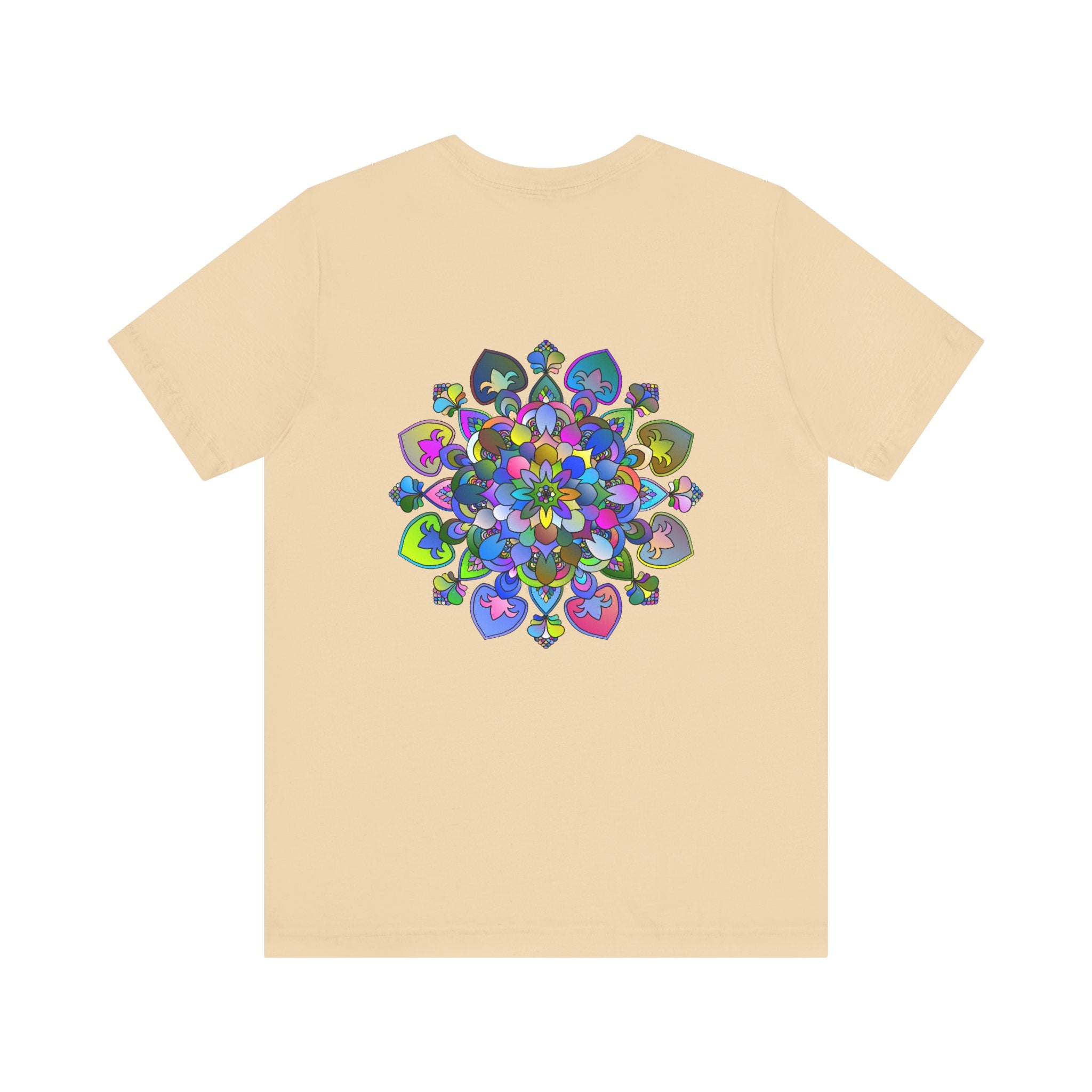 Mandala tee with intricate design for promoting peace and harmony