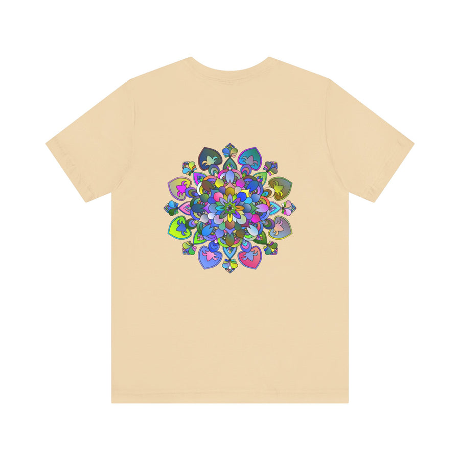Mandala tee with intricate design for promoting peace and harmony