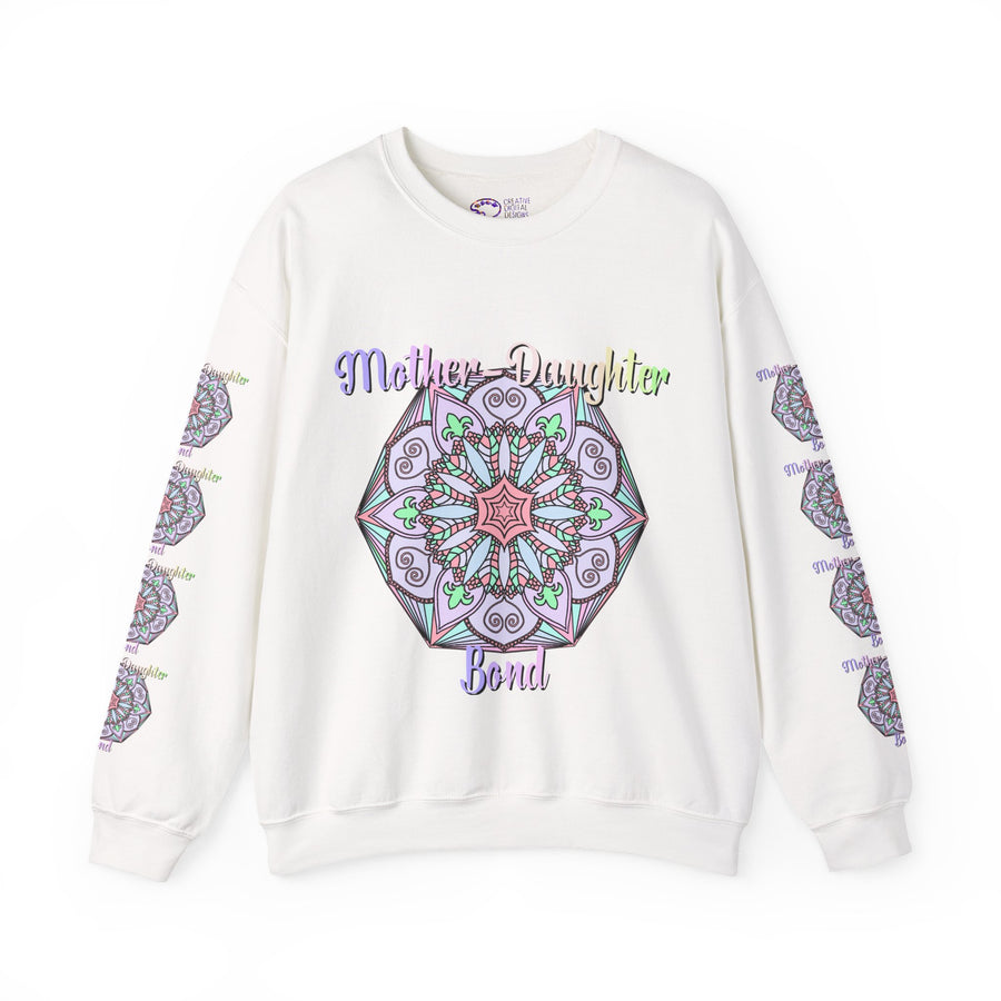 Mother-Daughter Mandala Sweatshirt Celebrating Unique Connections