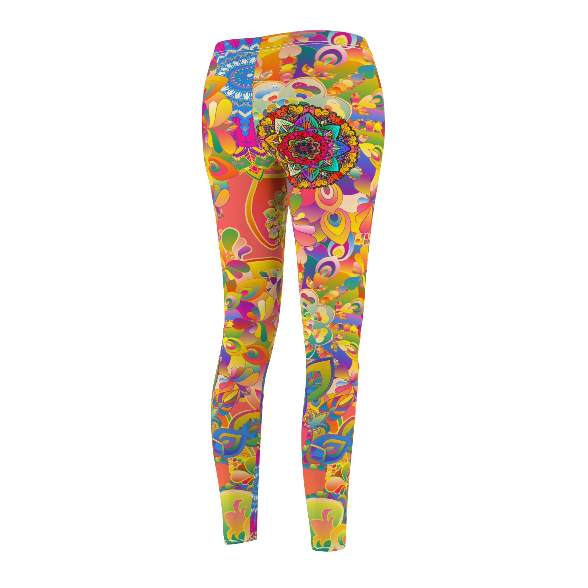 Psychedelic Floral Mandala Leggings