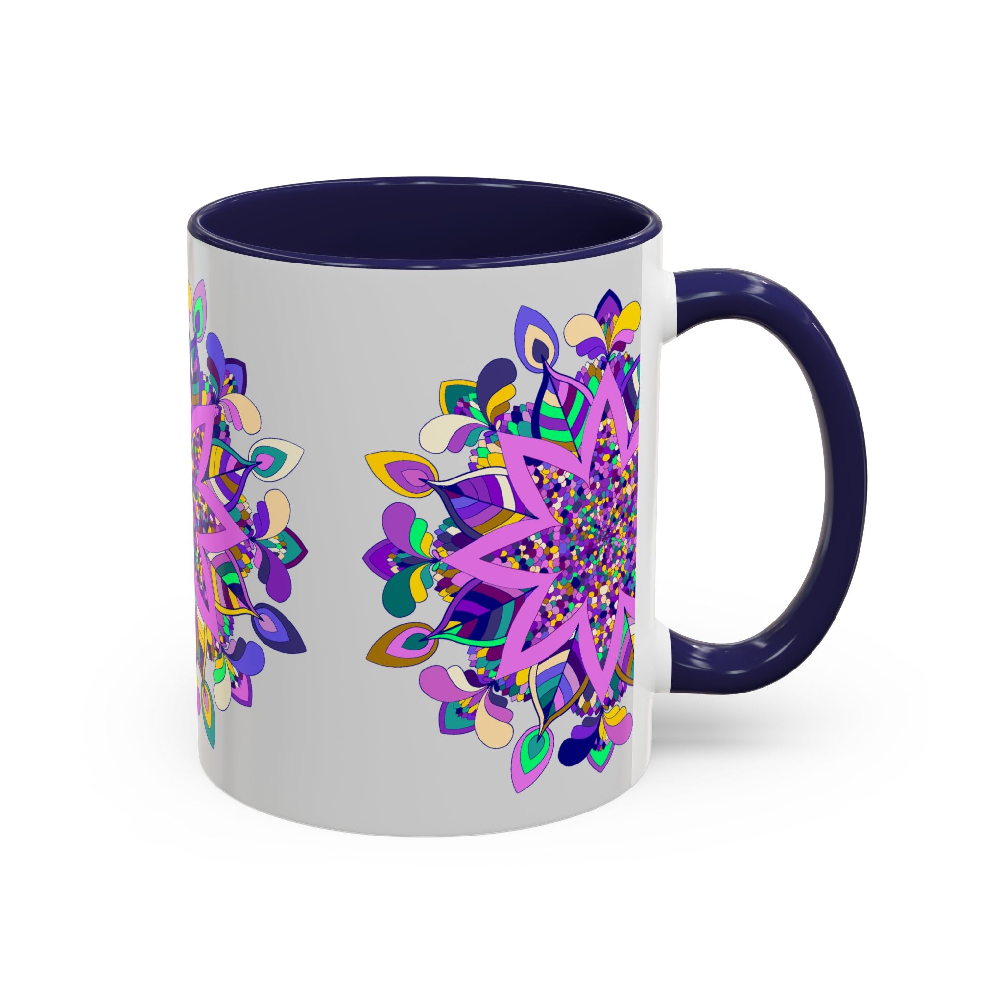 Artisan Mug with Hand-Painted Mandala Design