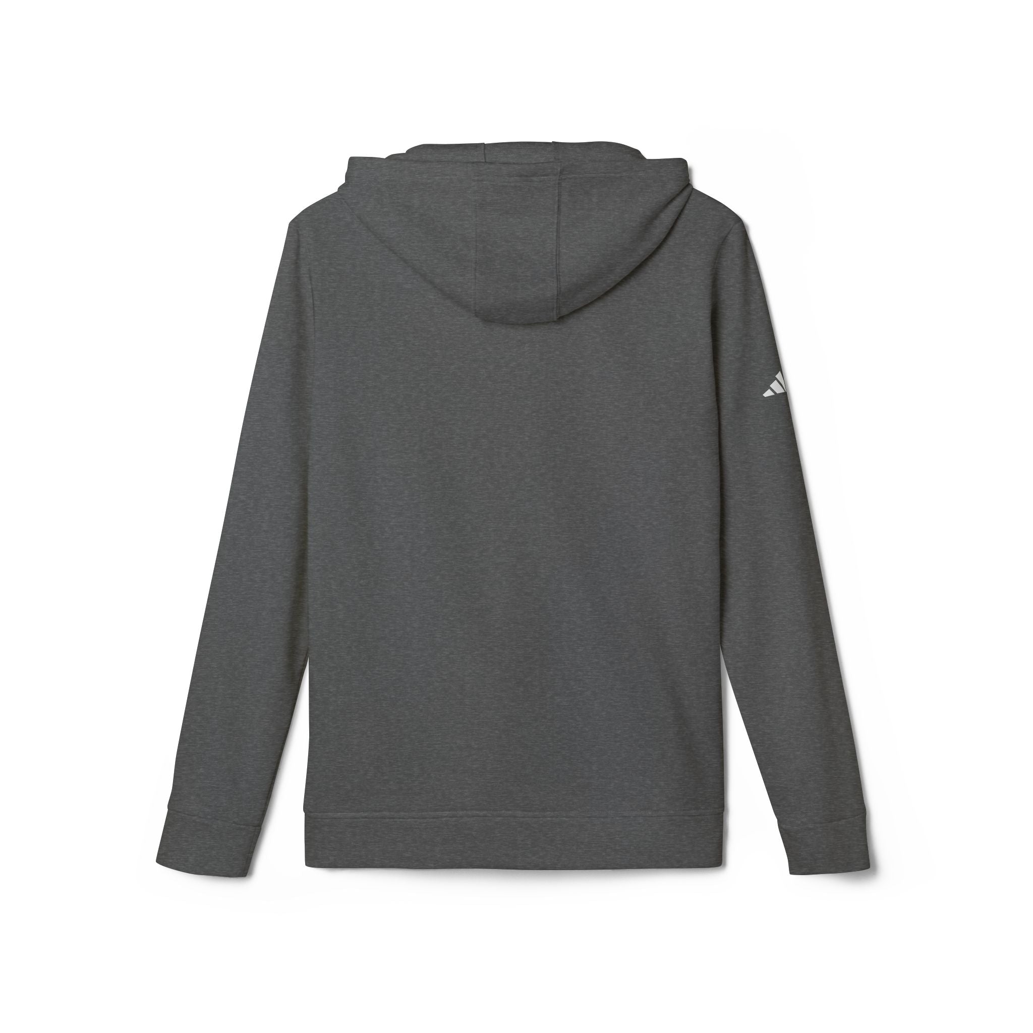 Blululi Adidas Mandala Fleece Hoodie in green and white, long sleeves and classic Adidas stripes