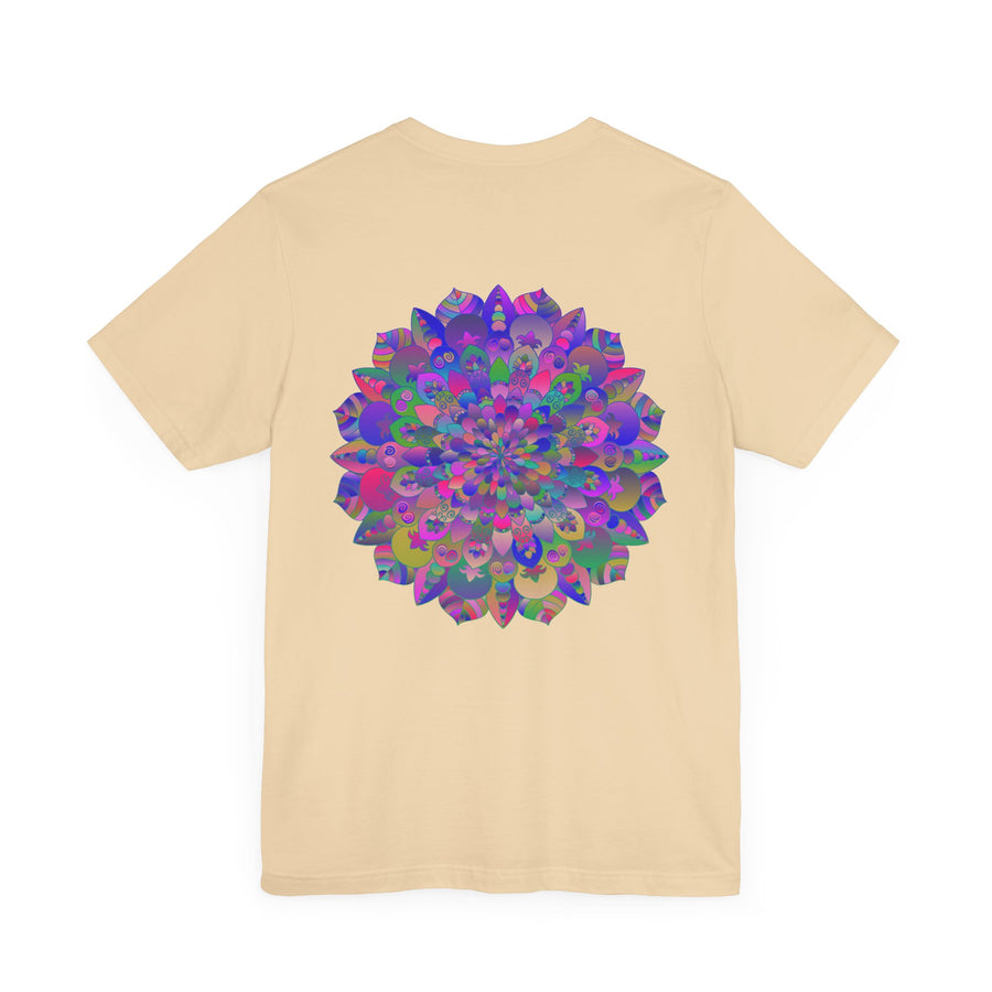 Vibrant Mandala Tee featuring vibrant colors and intricate mandala patterns