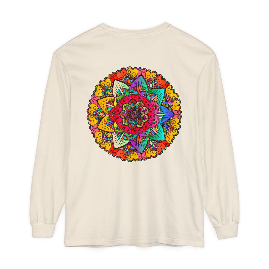 Eye-catching unisex t-shirt with vibrant and intricate mandala design