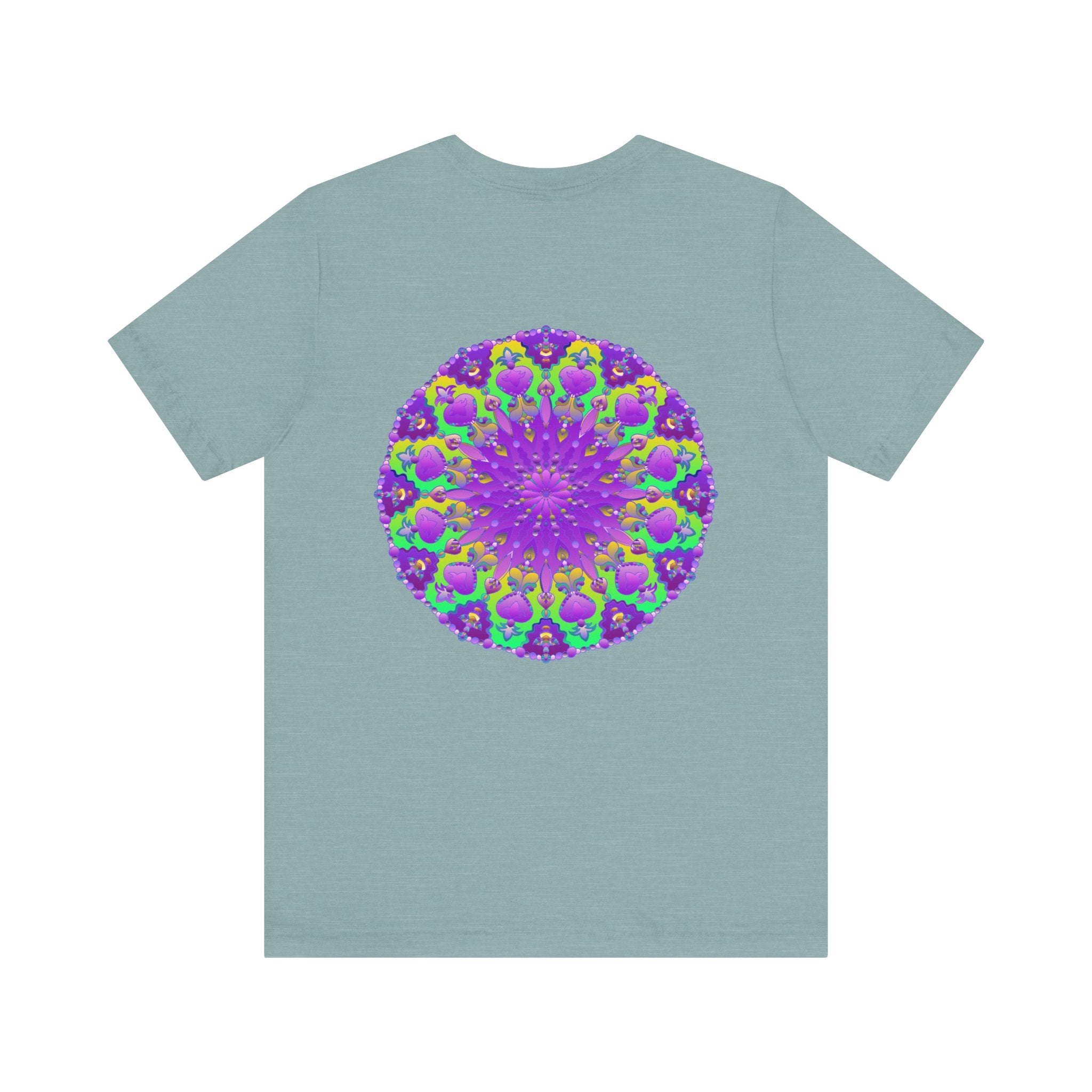 Purple Mandala Tee - Spiritual Peace & Harmony bringing spiritual connection and serenity