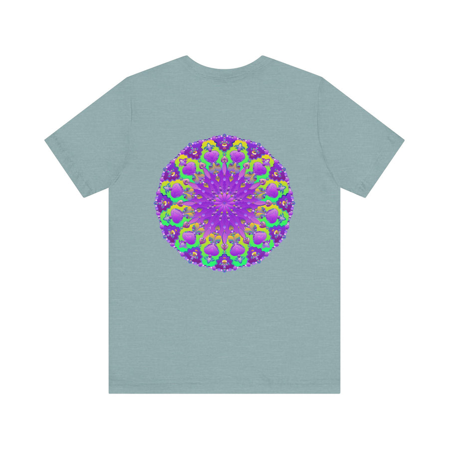 Purple Mandala Tee - Spiritual Peace & Harmony bringing spiritual connection and serenity