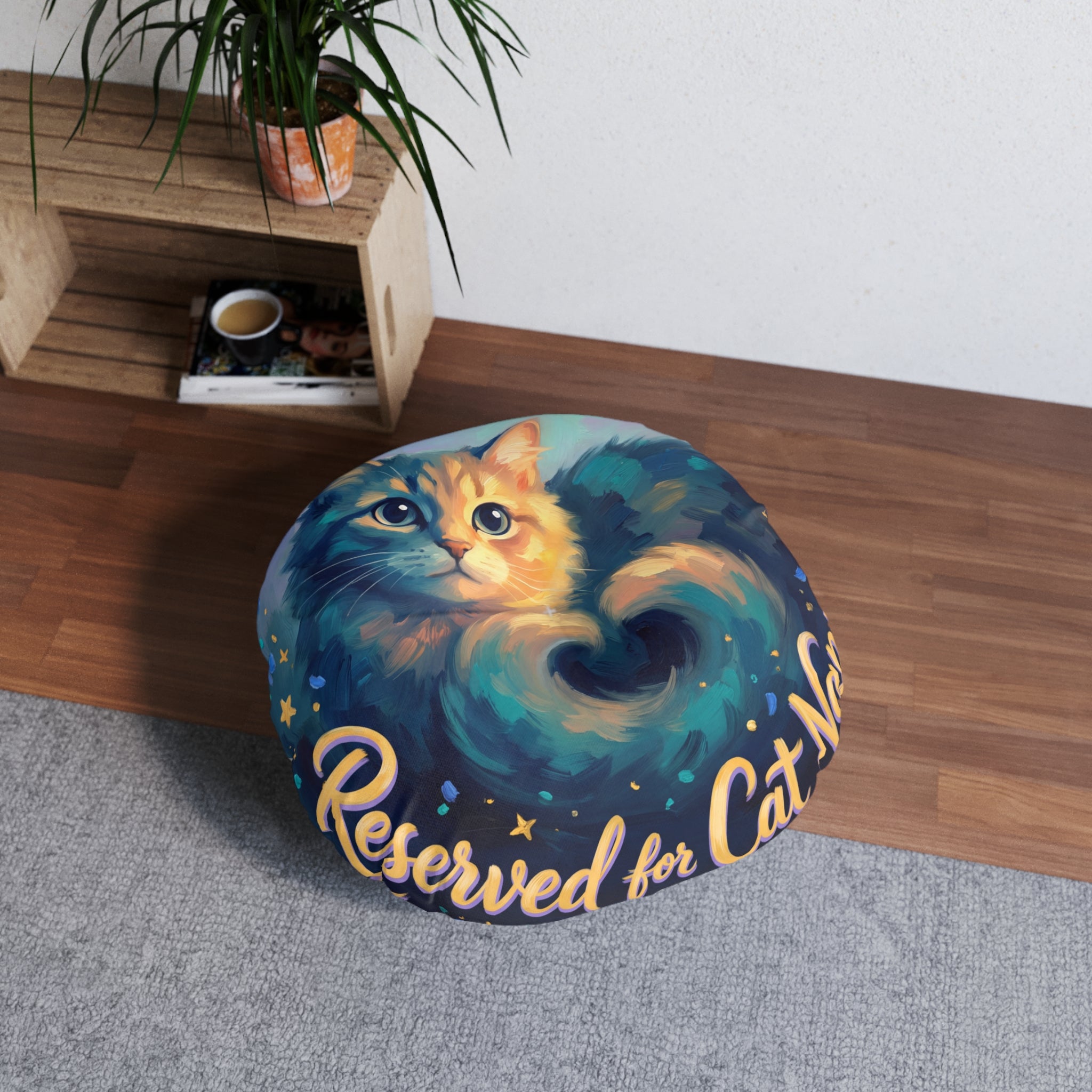 Sunset Sunkiss Cat Floor Pillow
