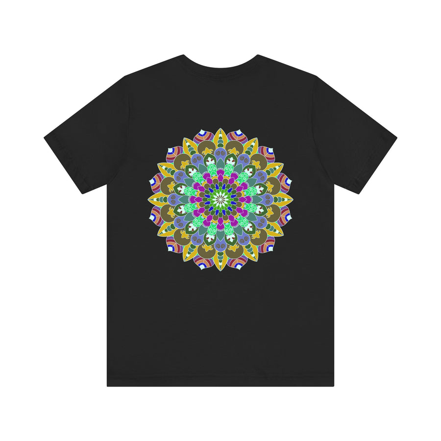 Vibrant Mandala Tee featuring a beautiful design symbolizing spiritual peace and harmony, perfect for those seeking inner tranquility and positive energy
