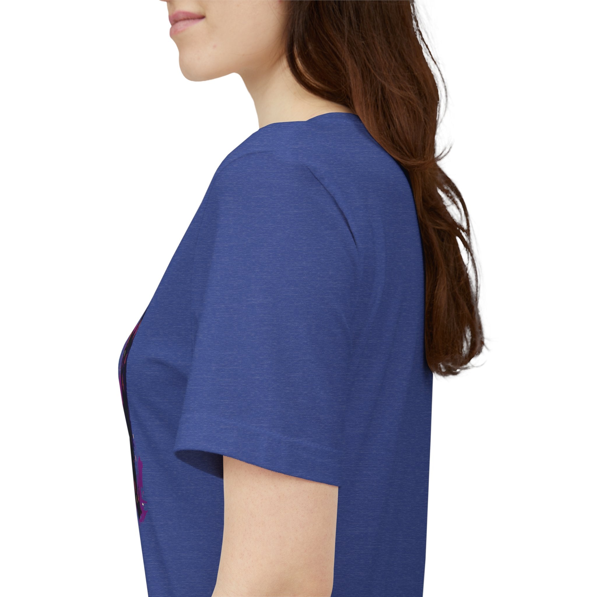 Black Cat Mystery - Purple Paint Splatter T-Shirt