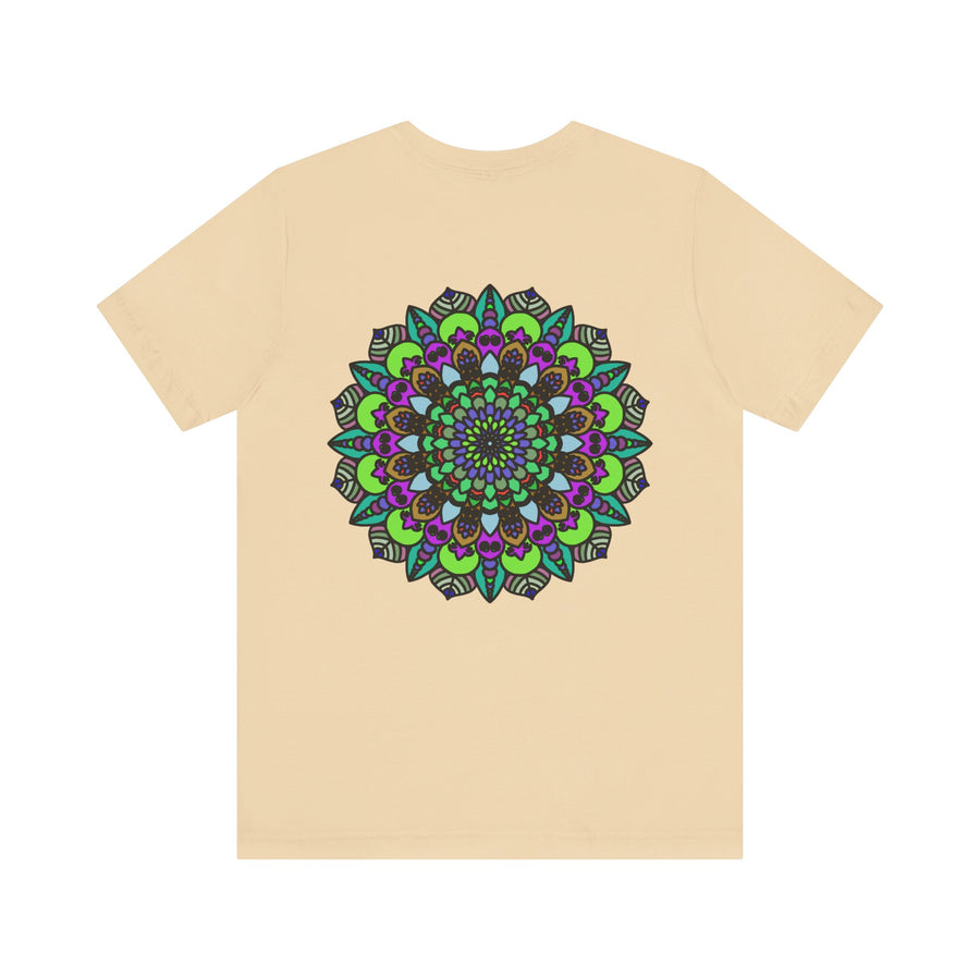 Beautiful Mandala Peace Tee with intricate design representing spiritual harmony and balance, perfect for meditation and yoga practice