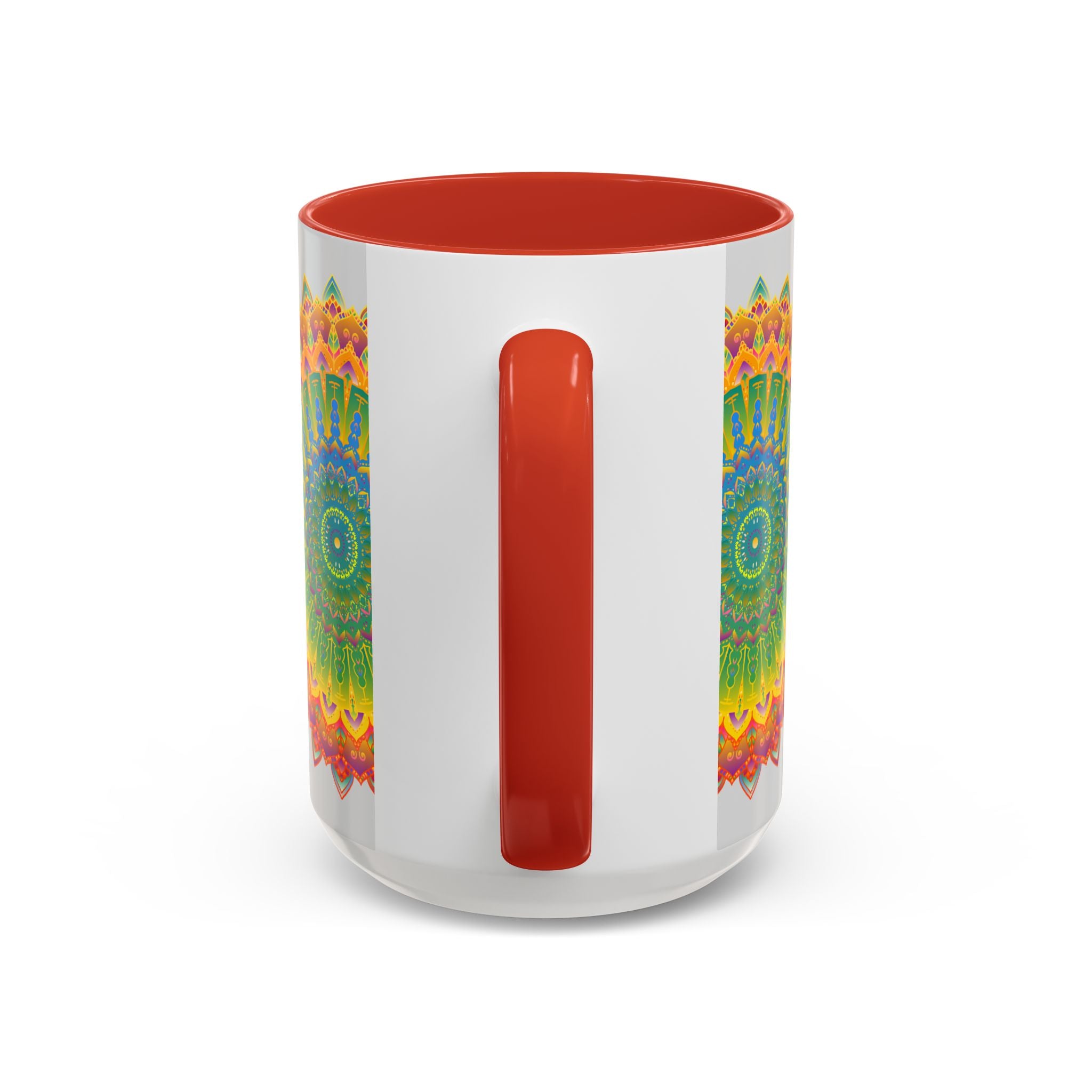 Eye-catching mandala artwork on a premium quality mug