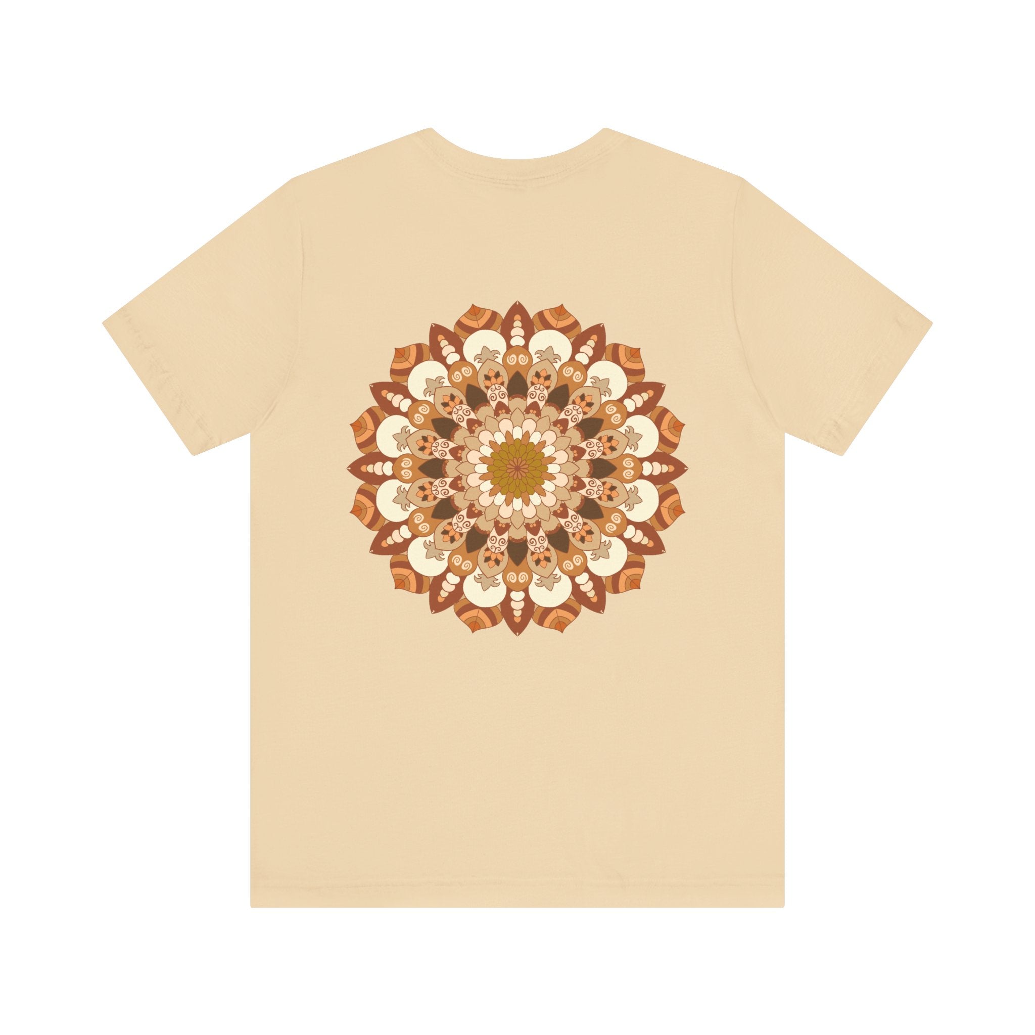 Mandala tee with serene and harmonious color palette