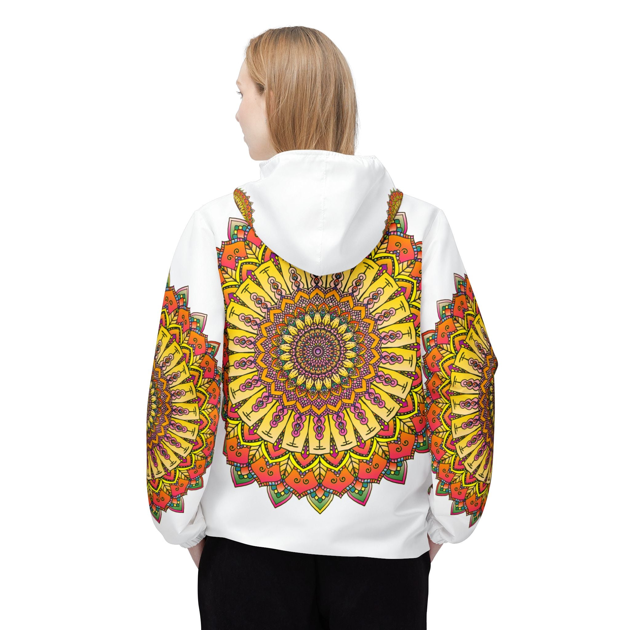 Solar Mandala Windbreaker Jacket