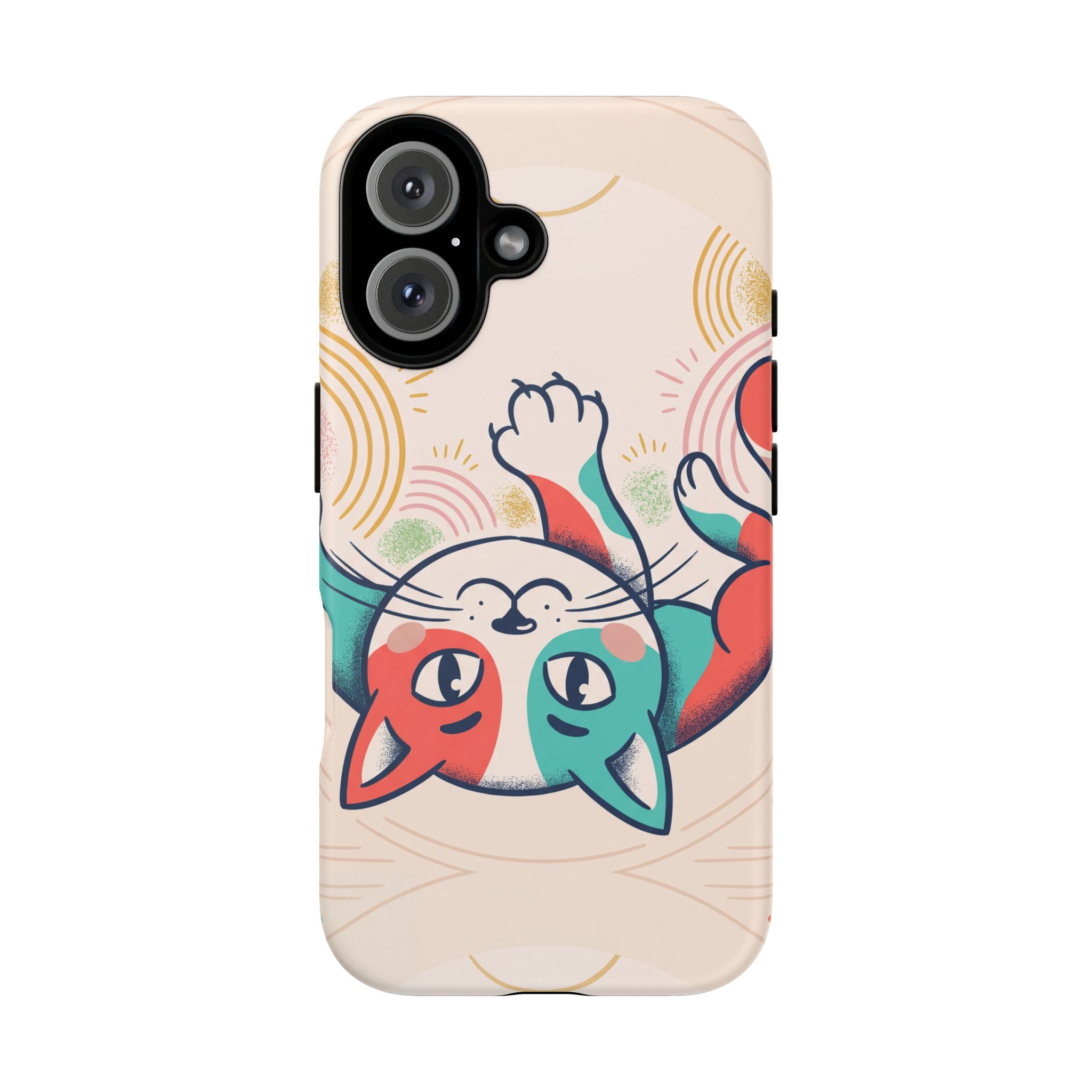 Phone Case — Cute Retro Calico Cat Protective Cover