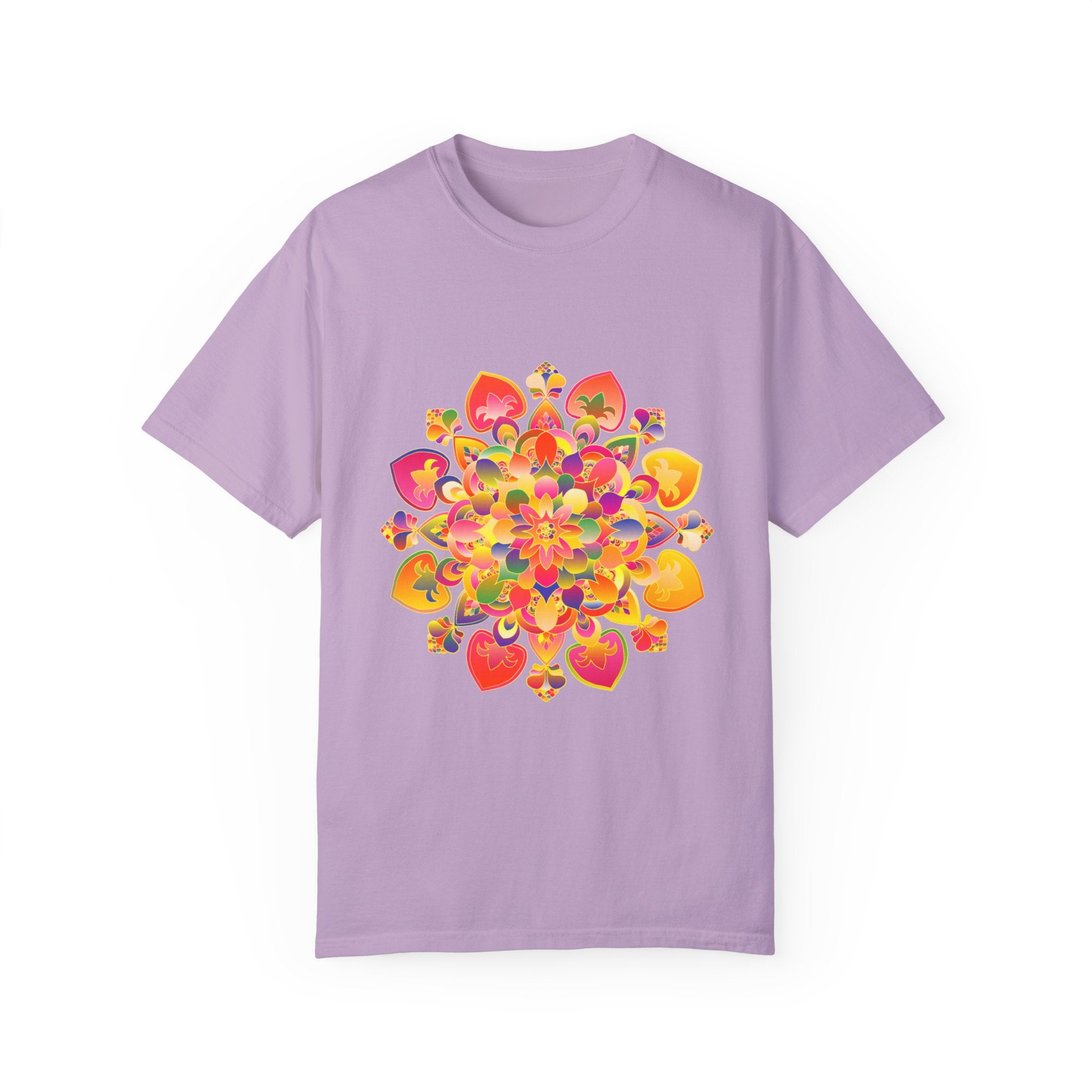 Colorful Mandala Shirt with a beautifully detailed hand-drawn design
