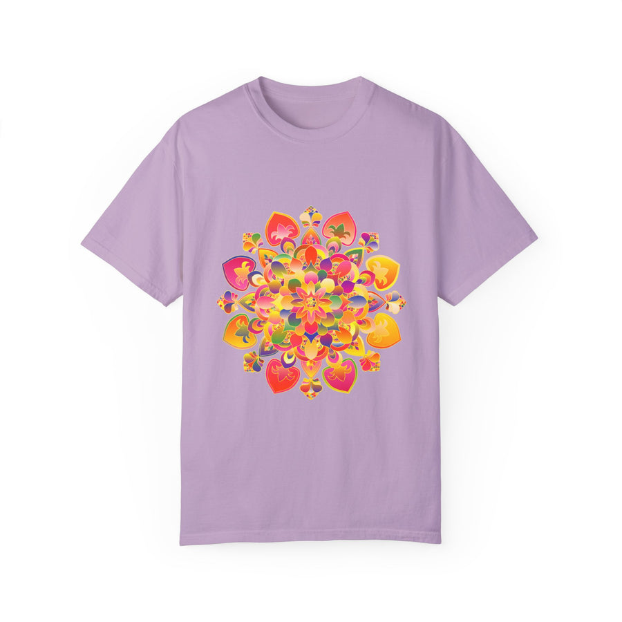 Colorful Mandala Shirt with a beautifully detailed hand-drawn design