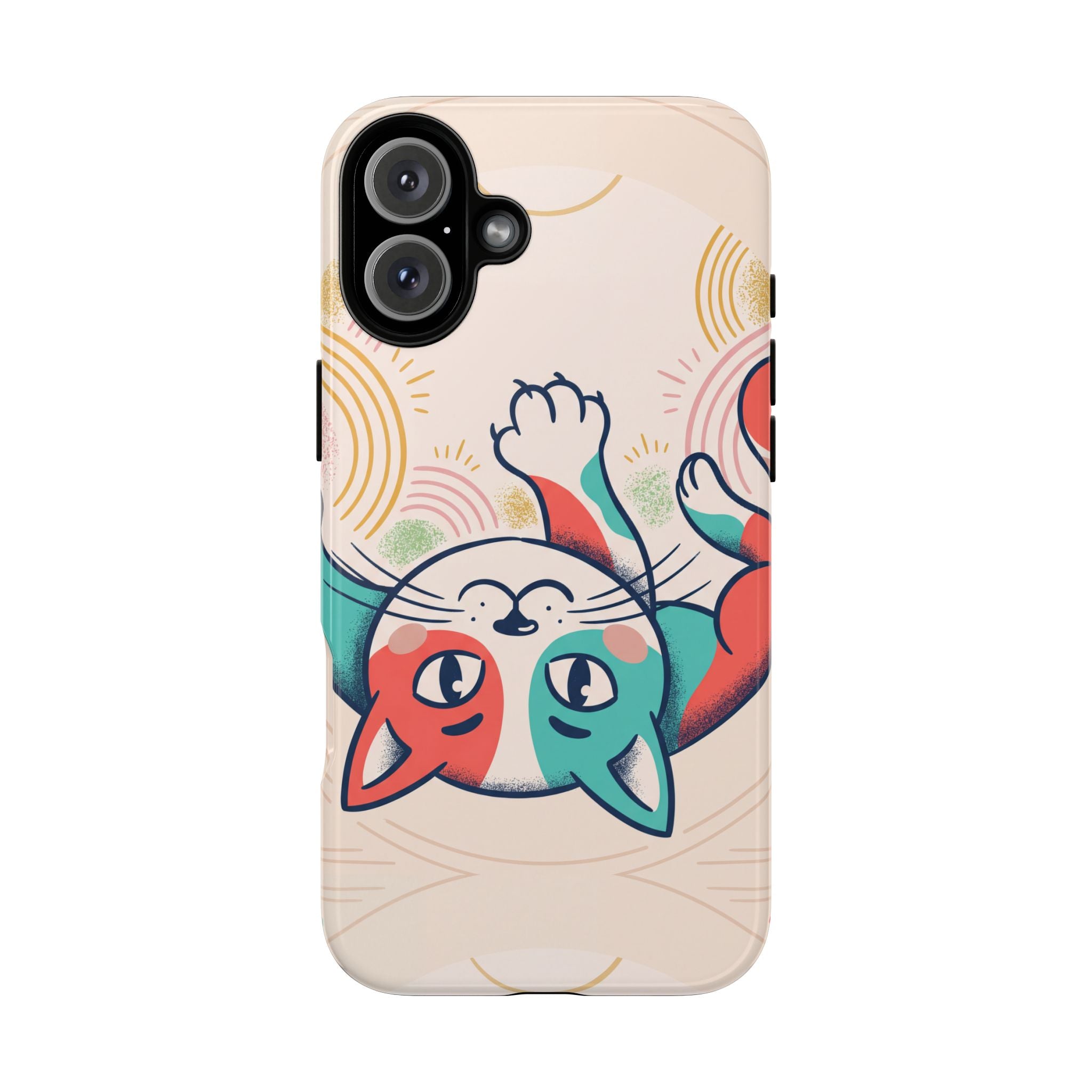 Phone Case — Cute Retro Calico Cat Protective Cover