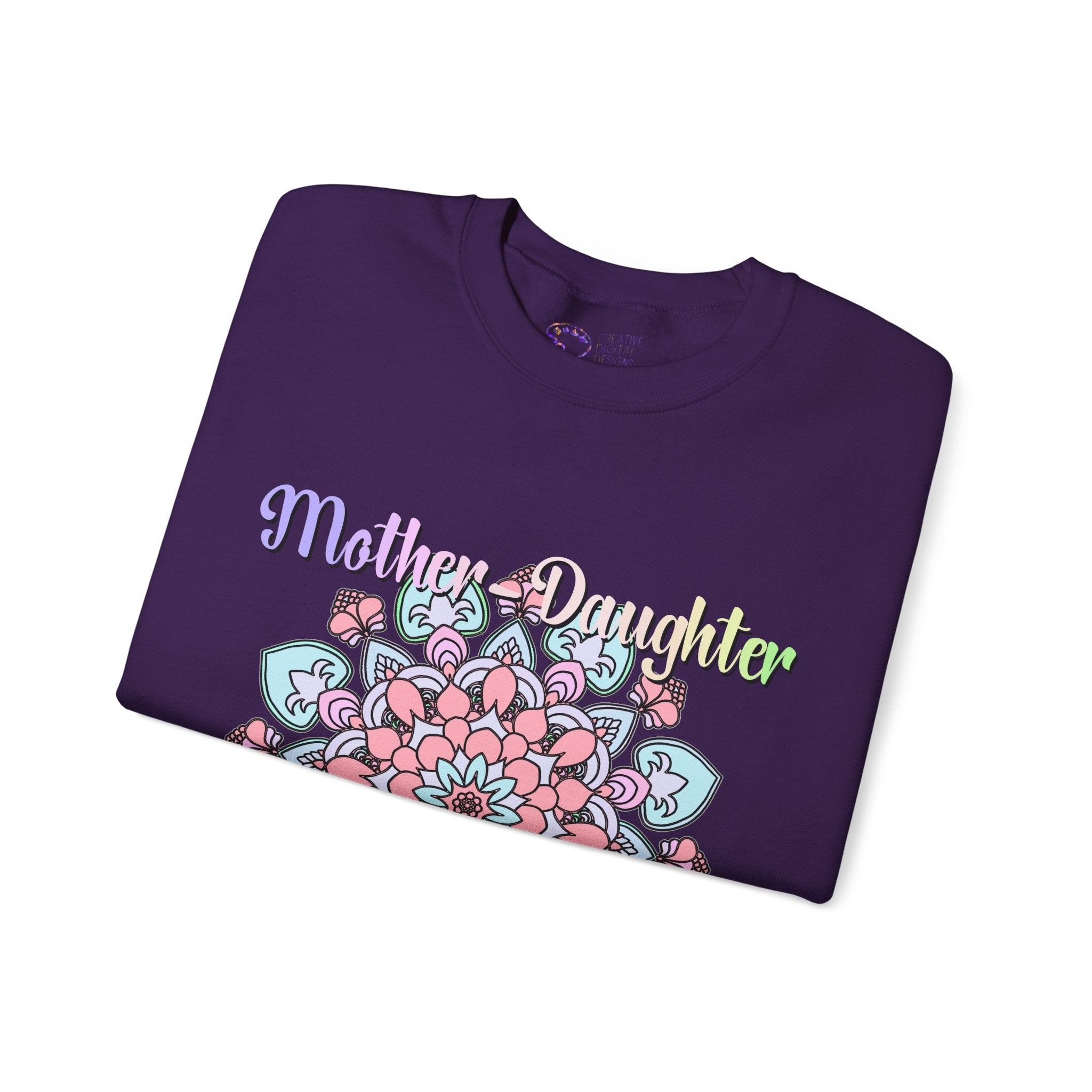 Sweatshirt mit Mandala-Muster zur Feier der Mutter-Tochter-Liebe