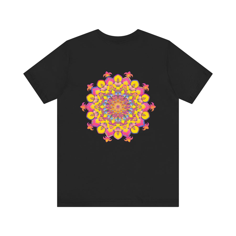 Beautiful Mandala Tee with intricate design promoting spiritual peace and harmony
