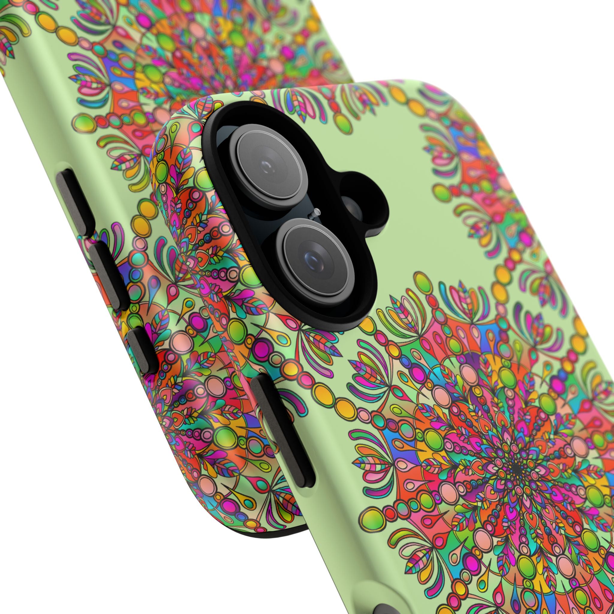 Intricate Mandala Phone Case in Lively Colors for Unique Style