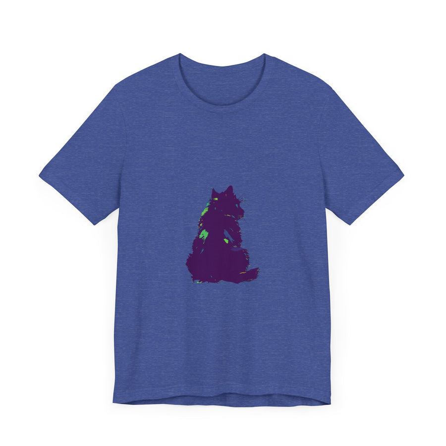 Black Cat Mystery T-Shirt in Soft Cotton Material with Durable and High-Quality Print