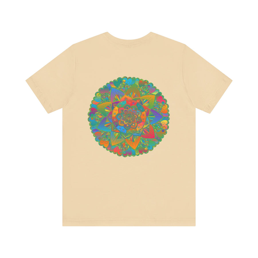 A vibrant mandala t-shirt featuring intricate designs for spiritual peace and harmony, perfect for expressing your inner zen and positive energy