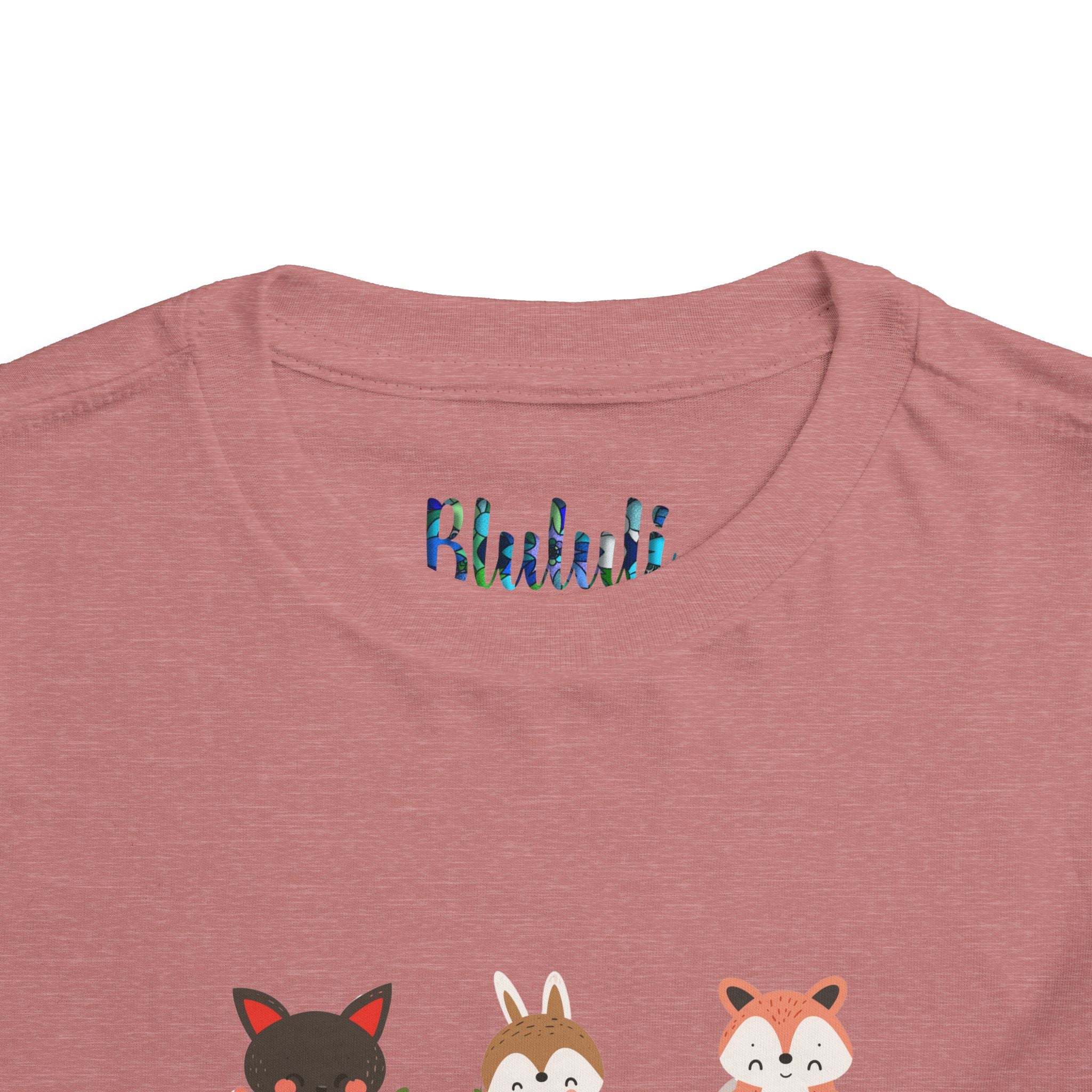 Animal Love Toddler Tee, Cute Cartoon Animals T-Shirt for Kids