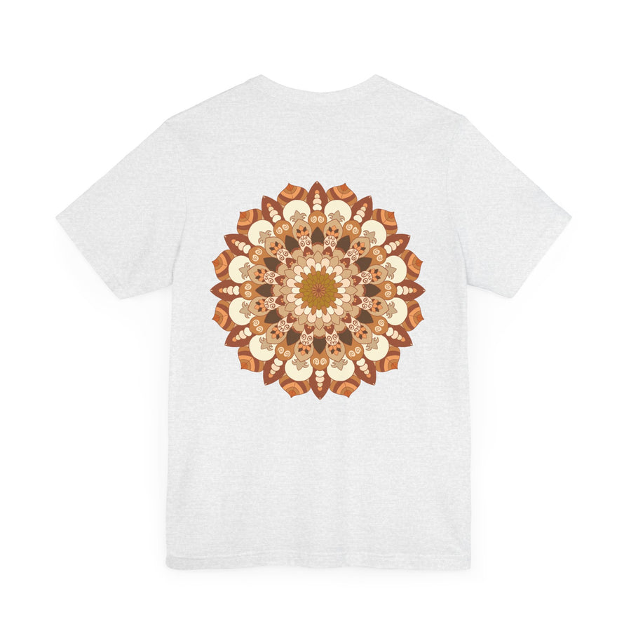 Mandala tee with empowering and positive affirmations