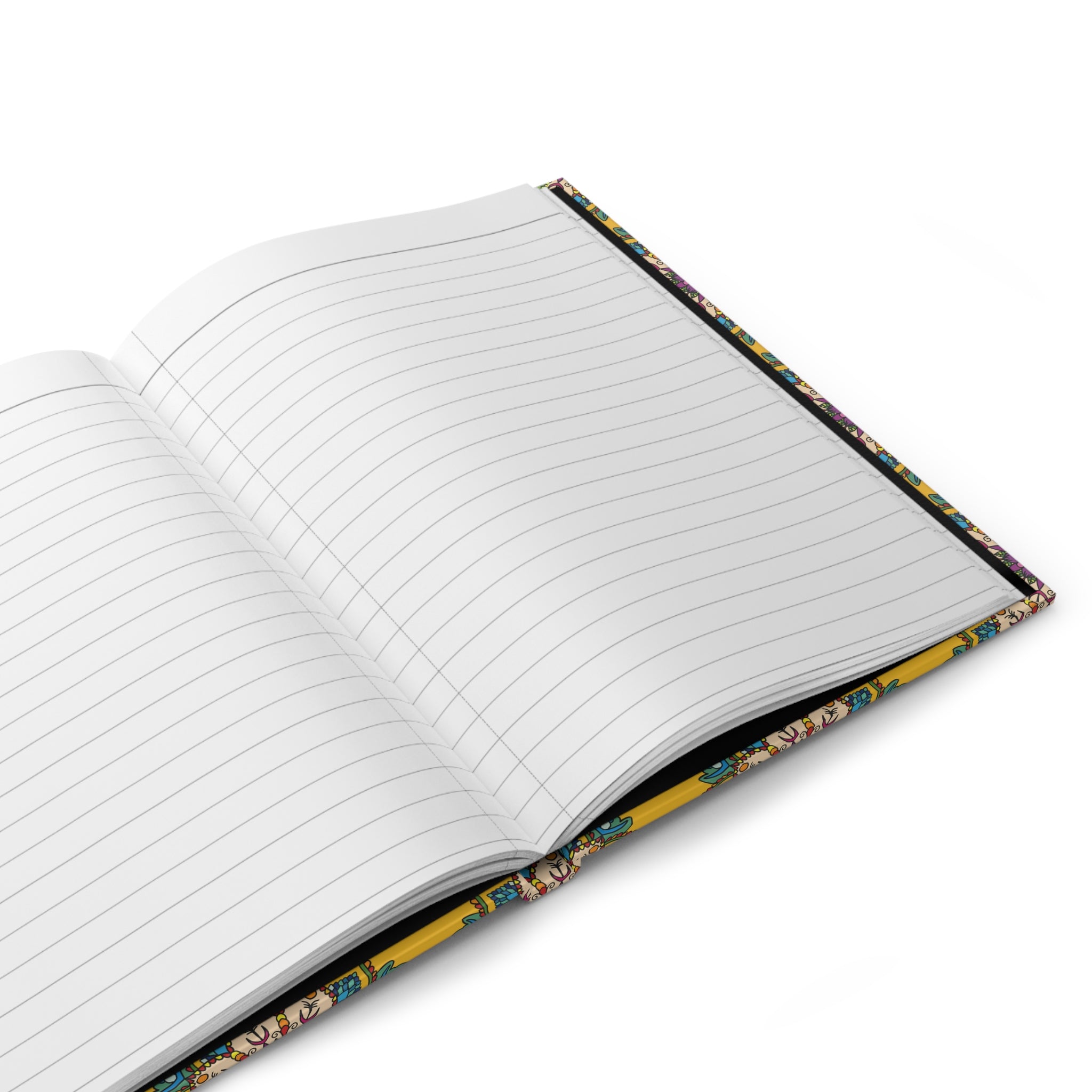 Mandala Sunshine Hardcover Journal — Vibrant Yellow Diary for Creativity & Introspection