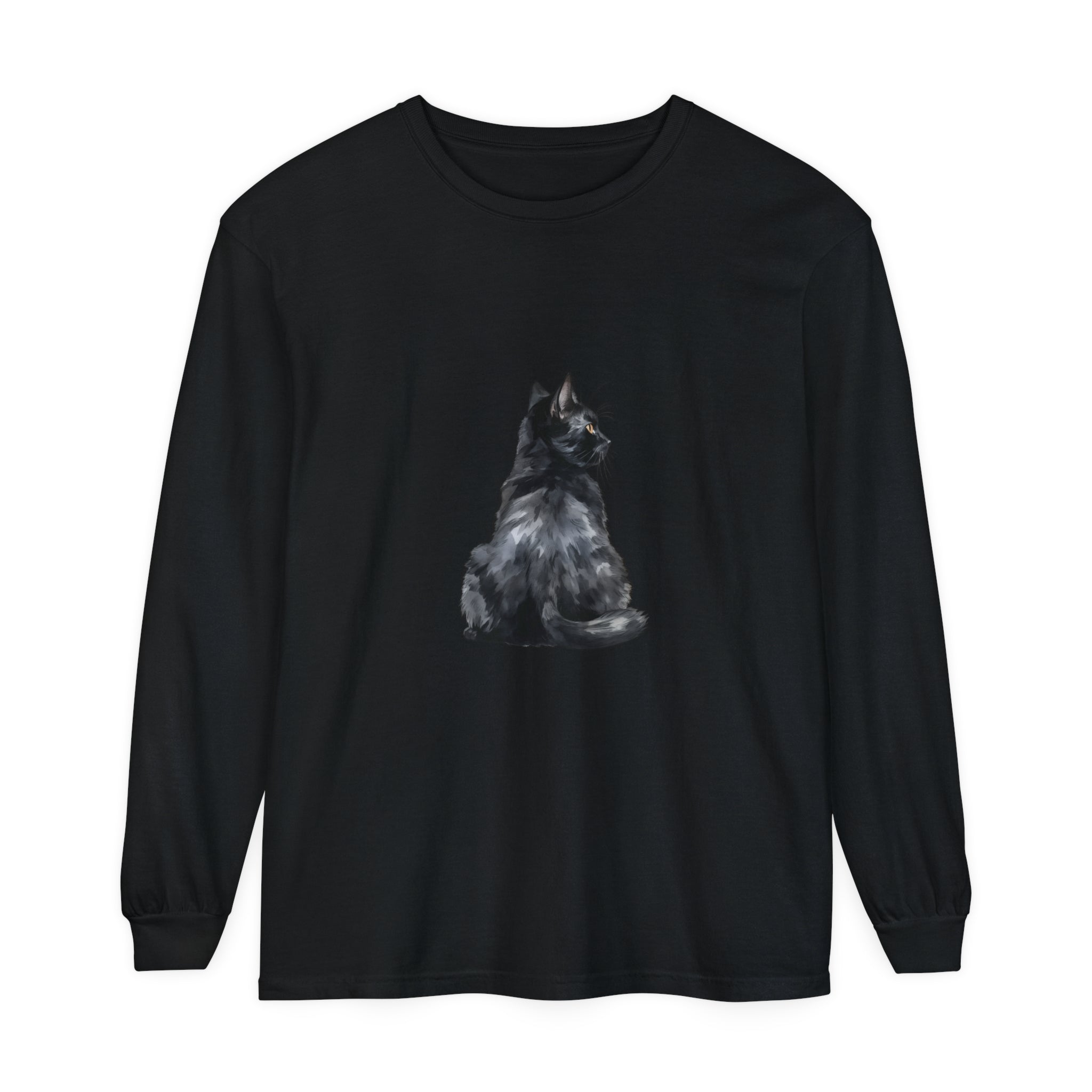 Black Cat Mystique Long Sleeve T-Shirt alt text 11