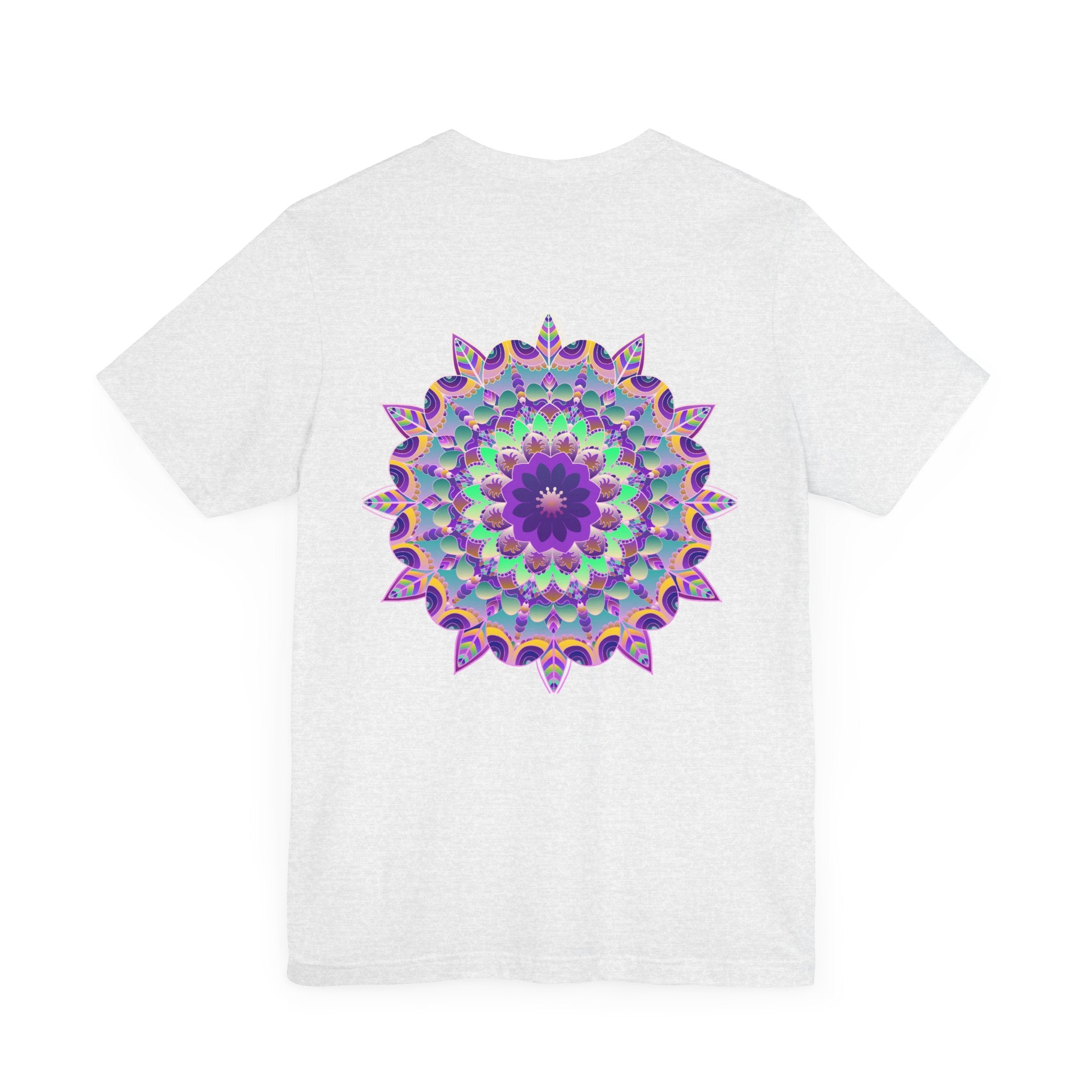 Beautiful Mandala Tee with intricate design symbolizing spiritual peace and harmony