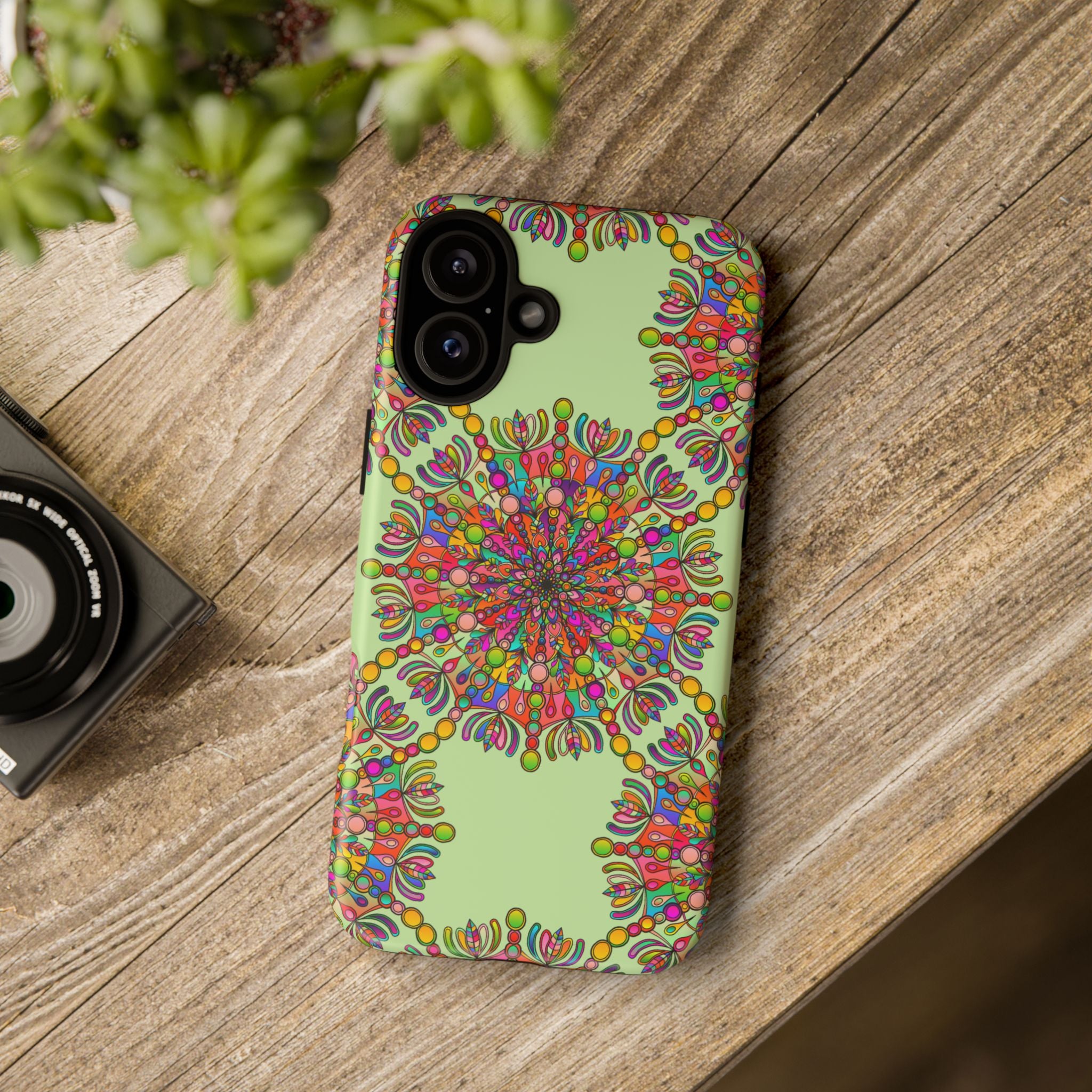Intricate Mandala Phone Case in Lively Colors for Unique Style