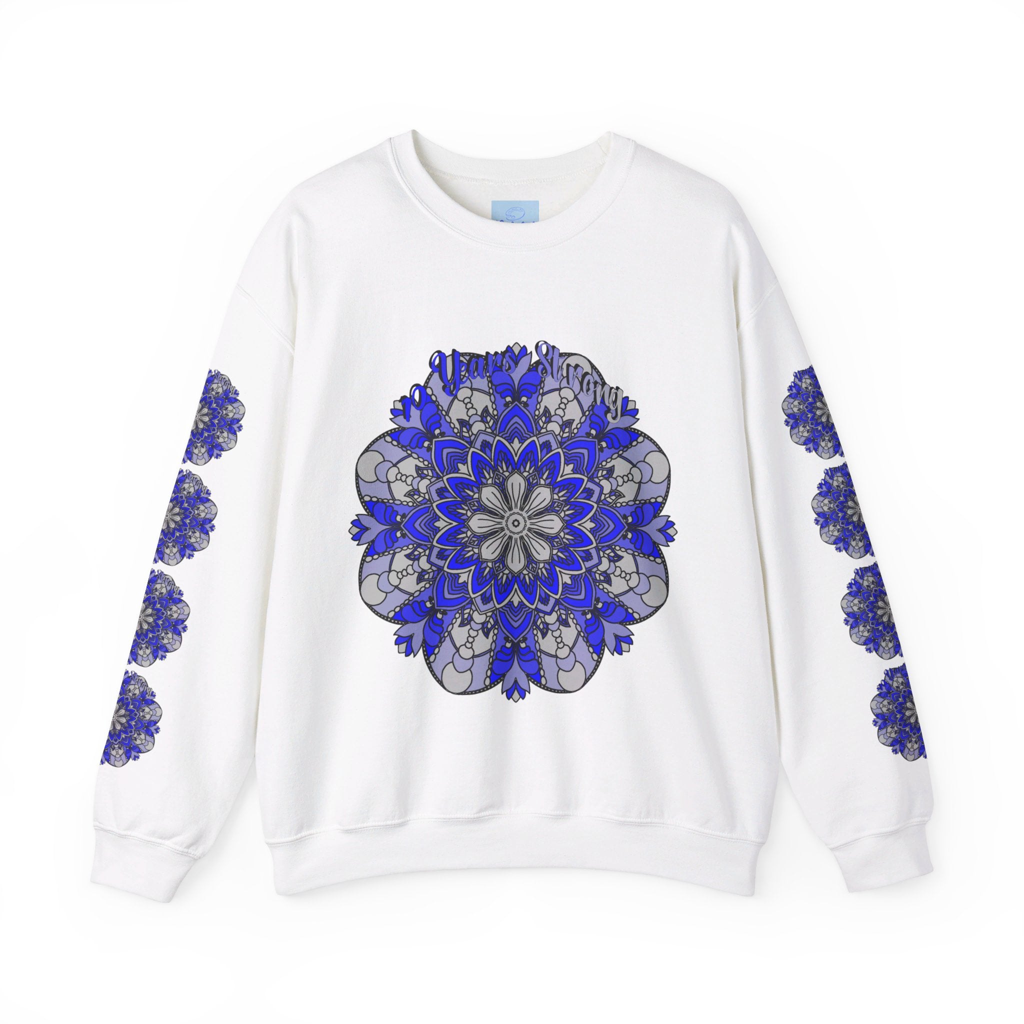 Black unisex sweatshirt with a relaxed and comfortable fit