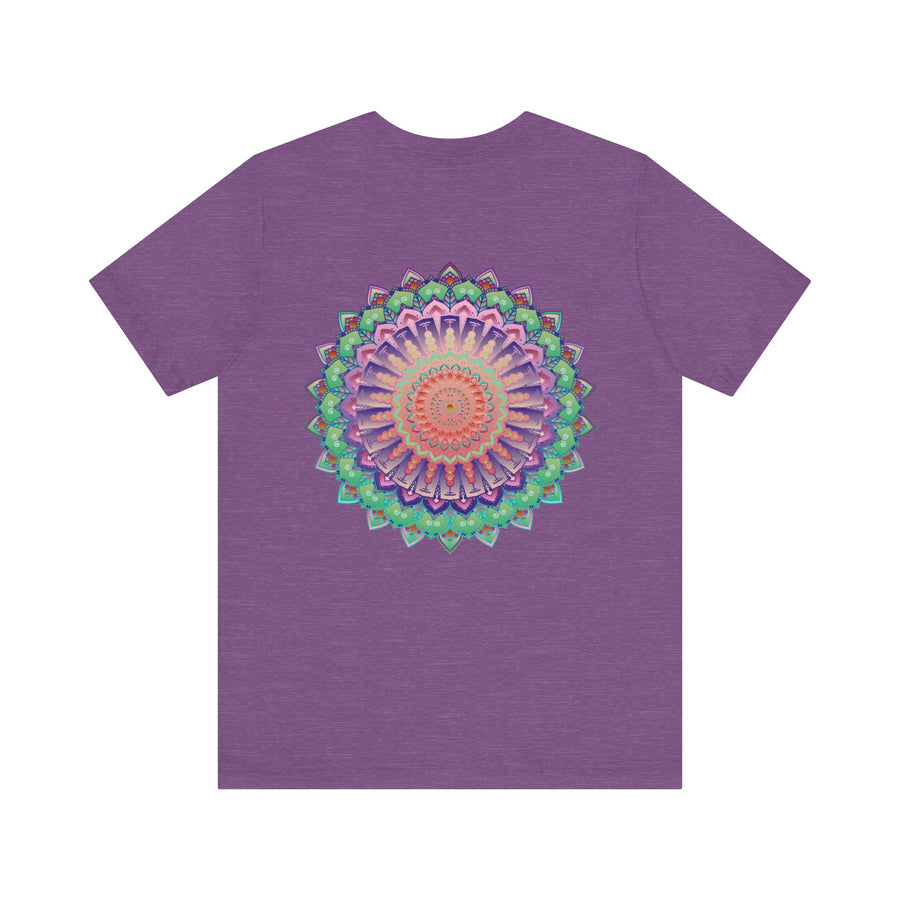 Beautiful Mandala Tee with intricate design, promoting spiritual peace and harmony