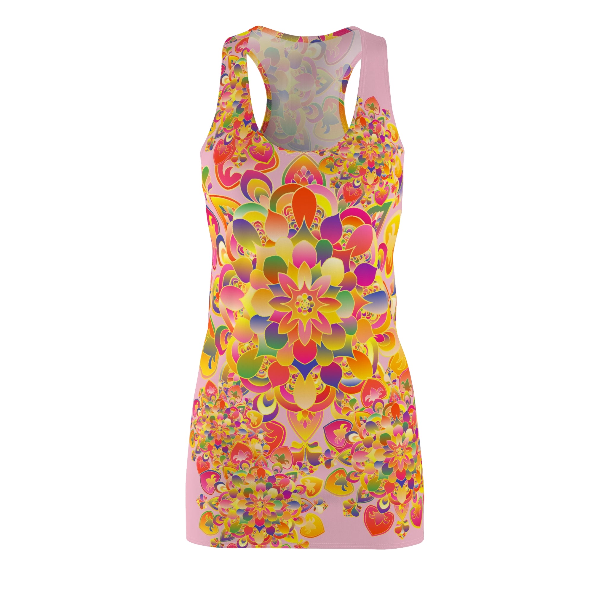 mandala design dress Mandala Sky Maxi Dress, Beach Sundress, Summer Dress, Boho Clothing,  Vacation Dress