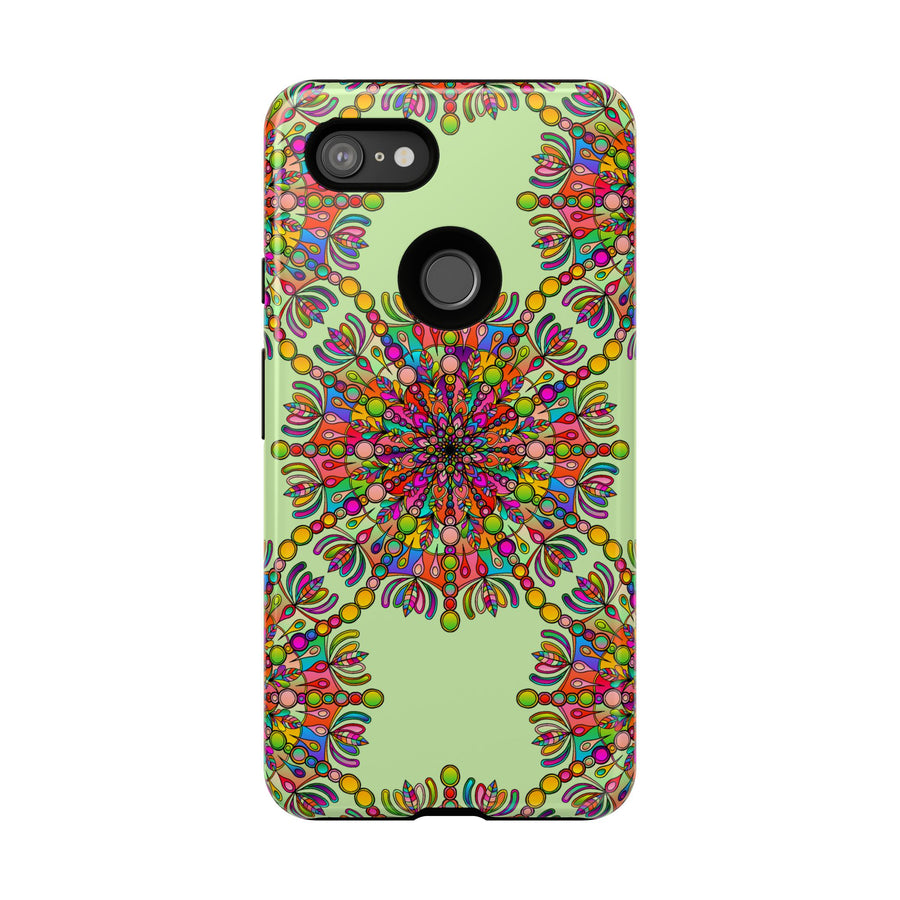 Intricate Mandala Phone Case in Lively Colors for Unique Style
