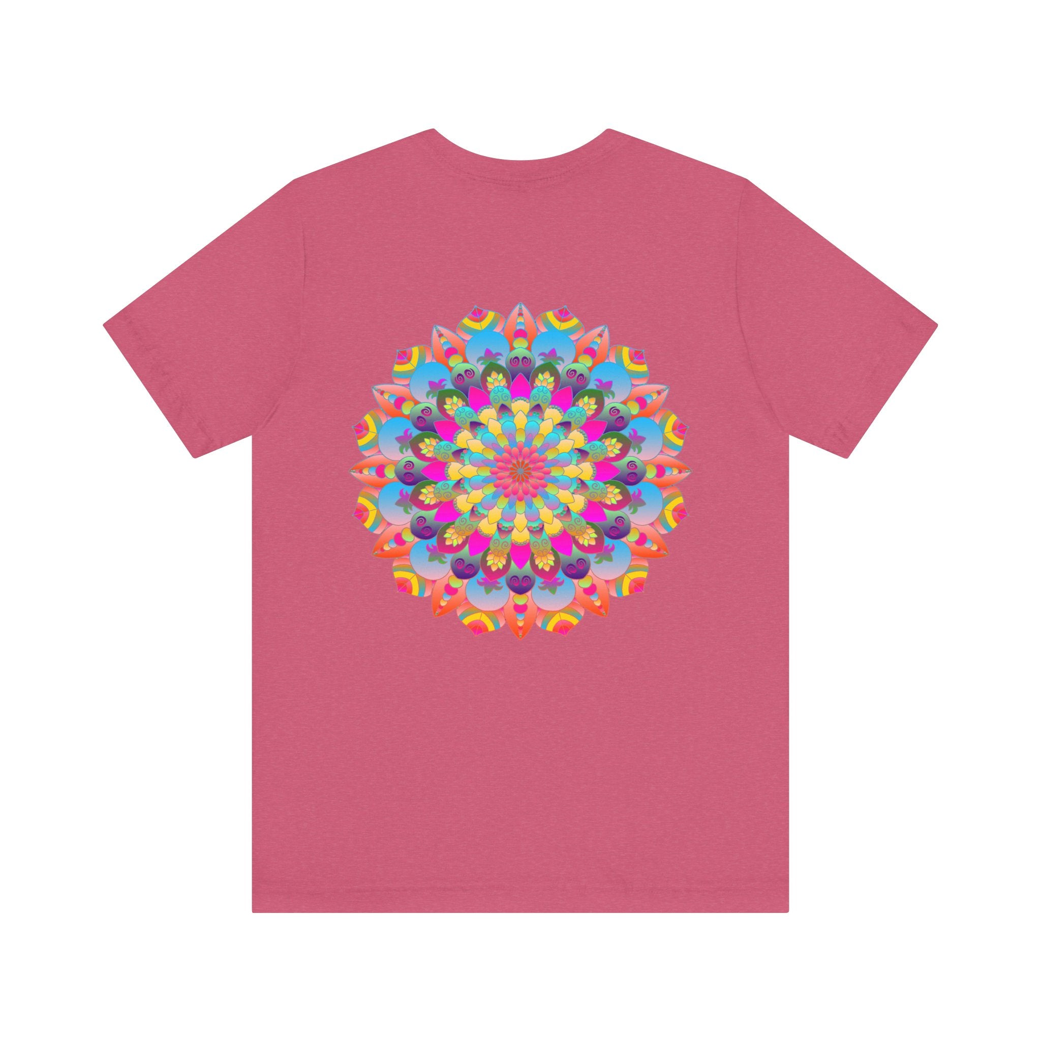 Beautiful Mandala Tee with Vibrant Colors and Peaceful Symbolism