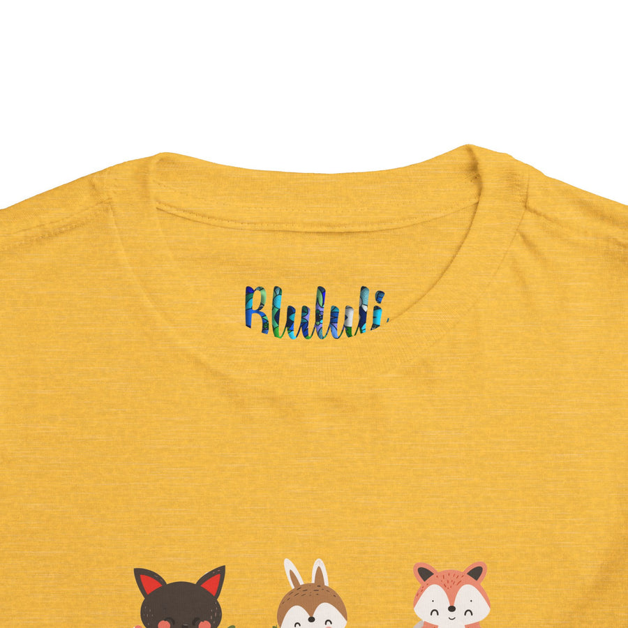 Animal Love Toddler Tee, Cute Cartoon Animals T-Shirt for Kids
