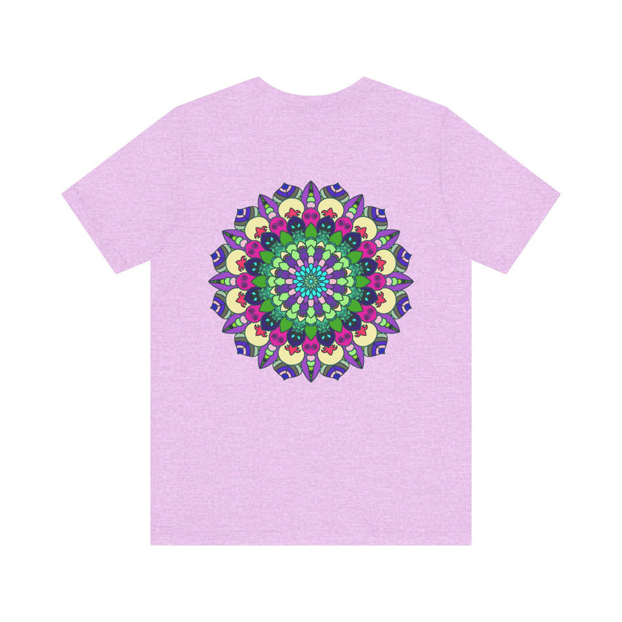 Beautiful mandala tee featuring intricate design for spiritual peace and harmony