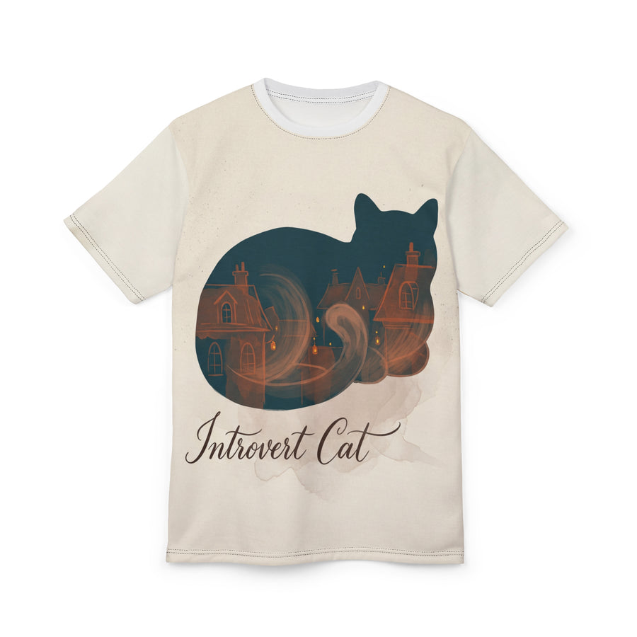 Gatto introverso accogliente