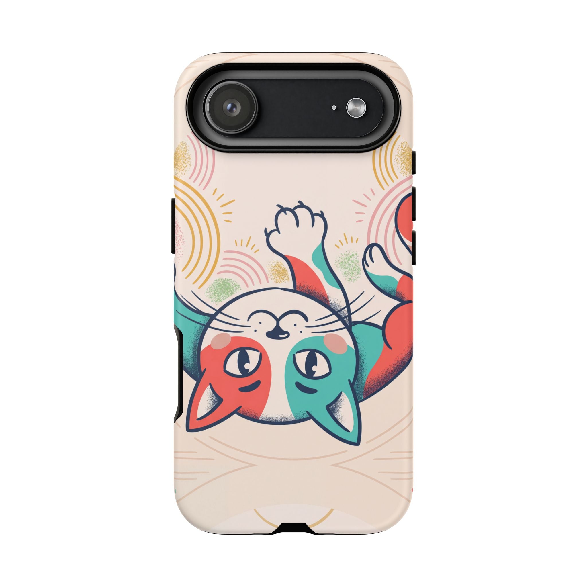 Phone Case — Cute Retro Calico Cat Protective Cover
