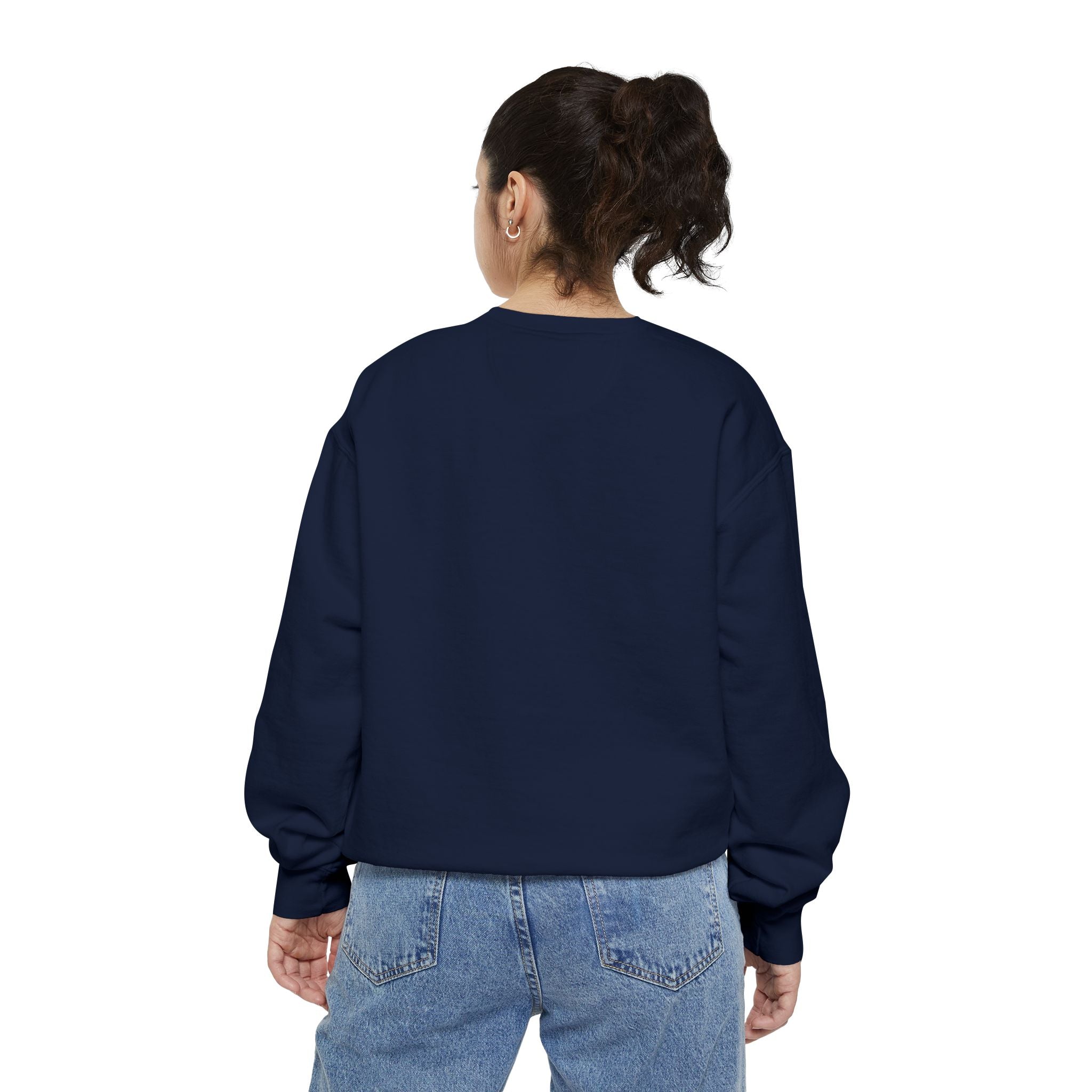 Colorful mandala sweatshirt with intricate design and vibrant patterns, perfect for casual and yoga wear