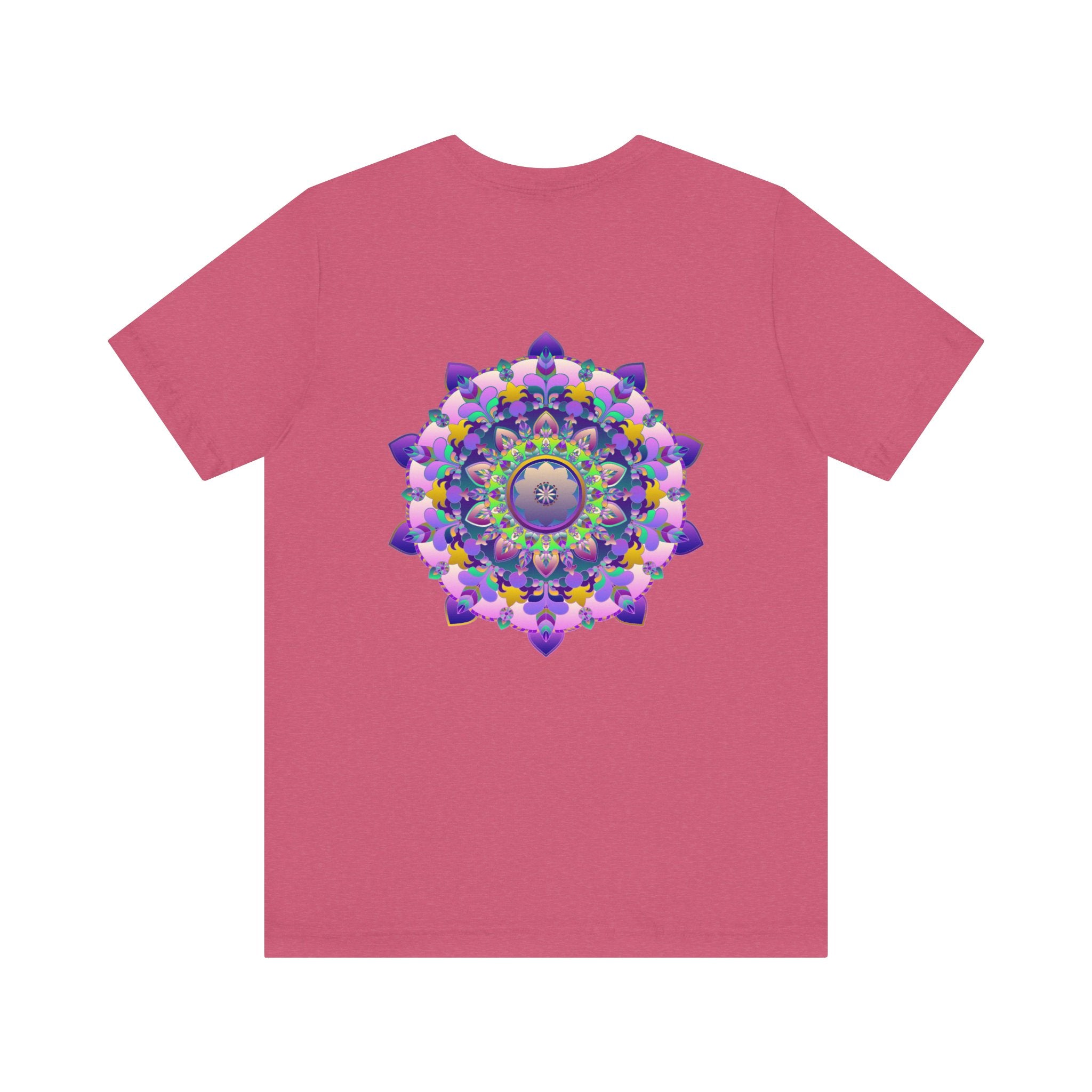 Colorful Mandala T-Shirt Representing Inner Peace and Spiritual Harmony