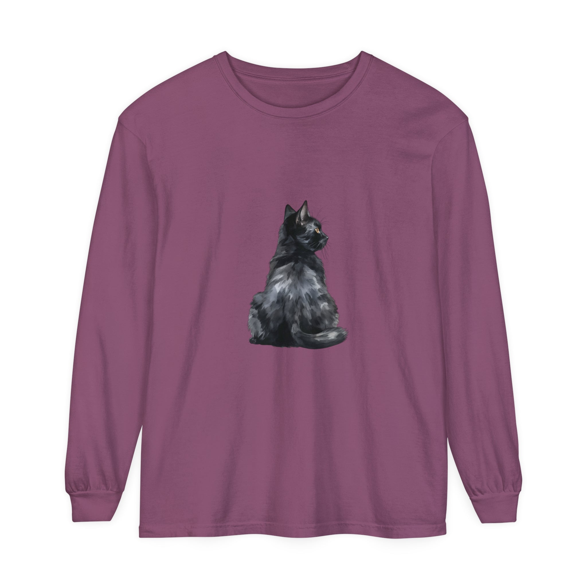Black Cat Mystique Long Sleeve T-Shirt alt text 3