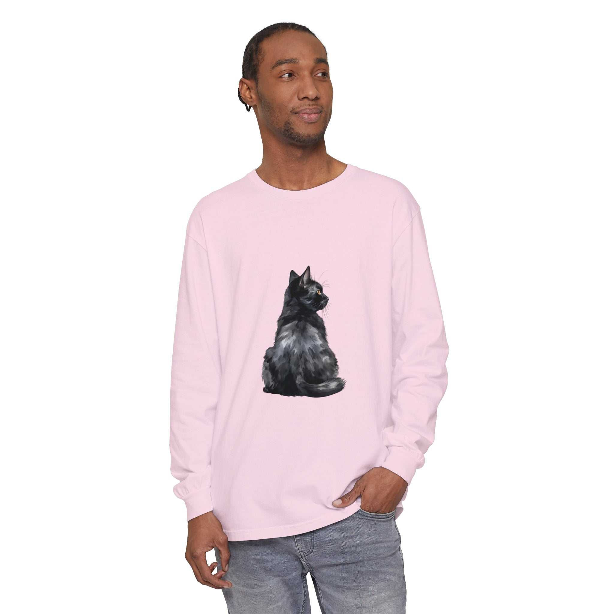 Black Cat Mystique Long Sleeve T-Shirt alt text 58