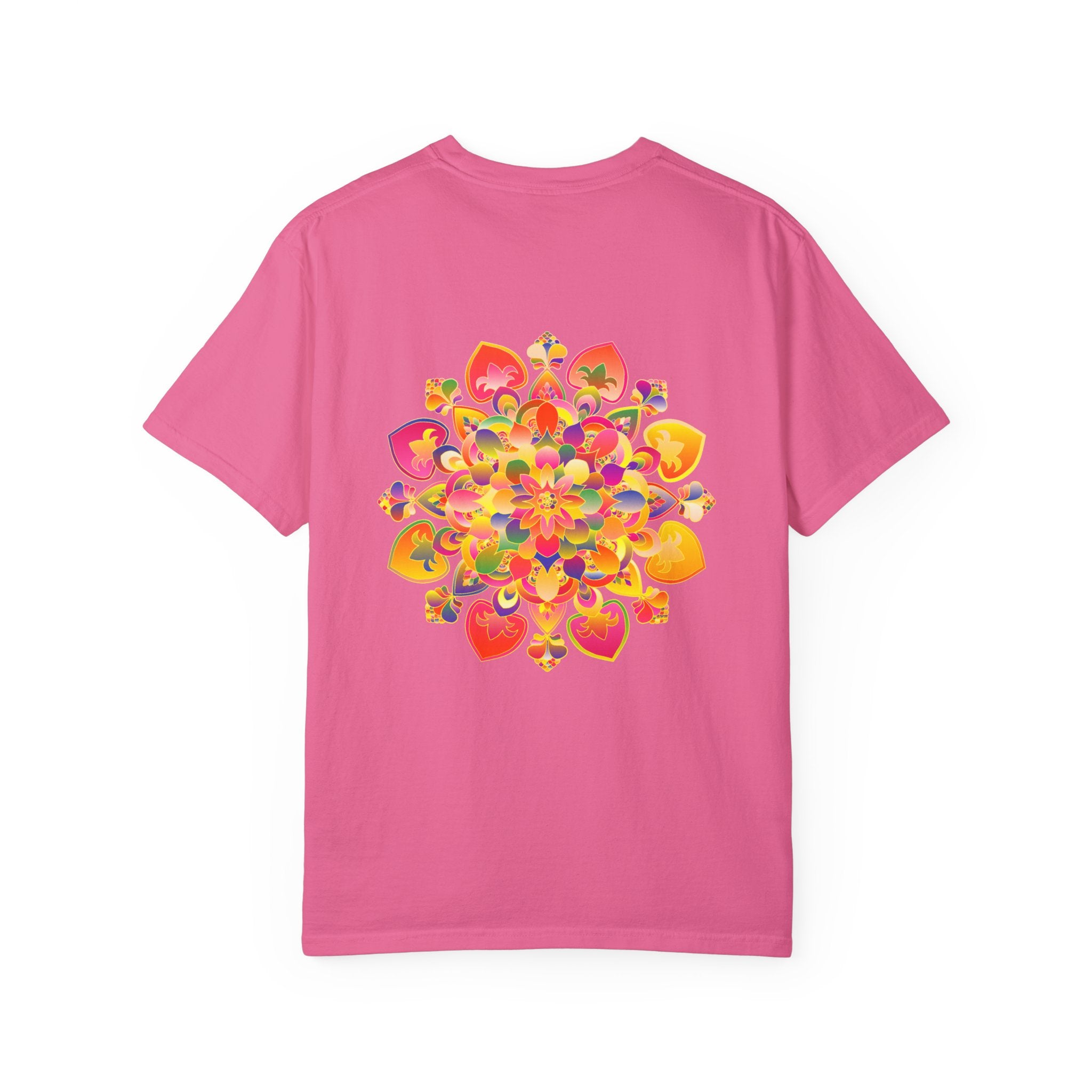 Stunning Mandala Shirt with a vibrant and intricate hand-drawn pattern