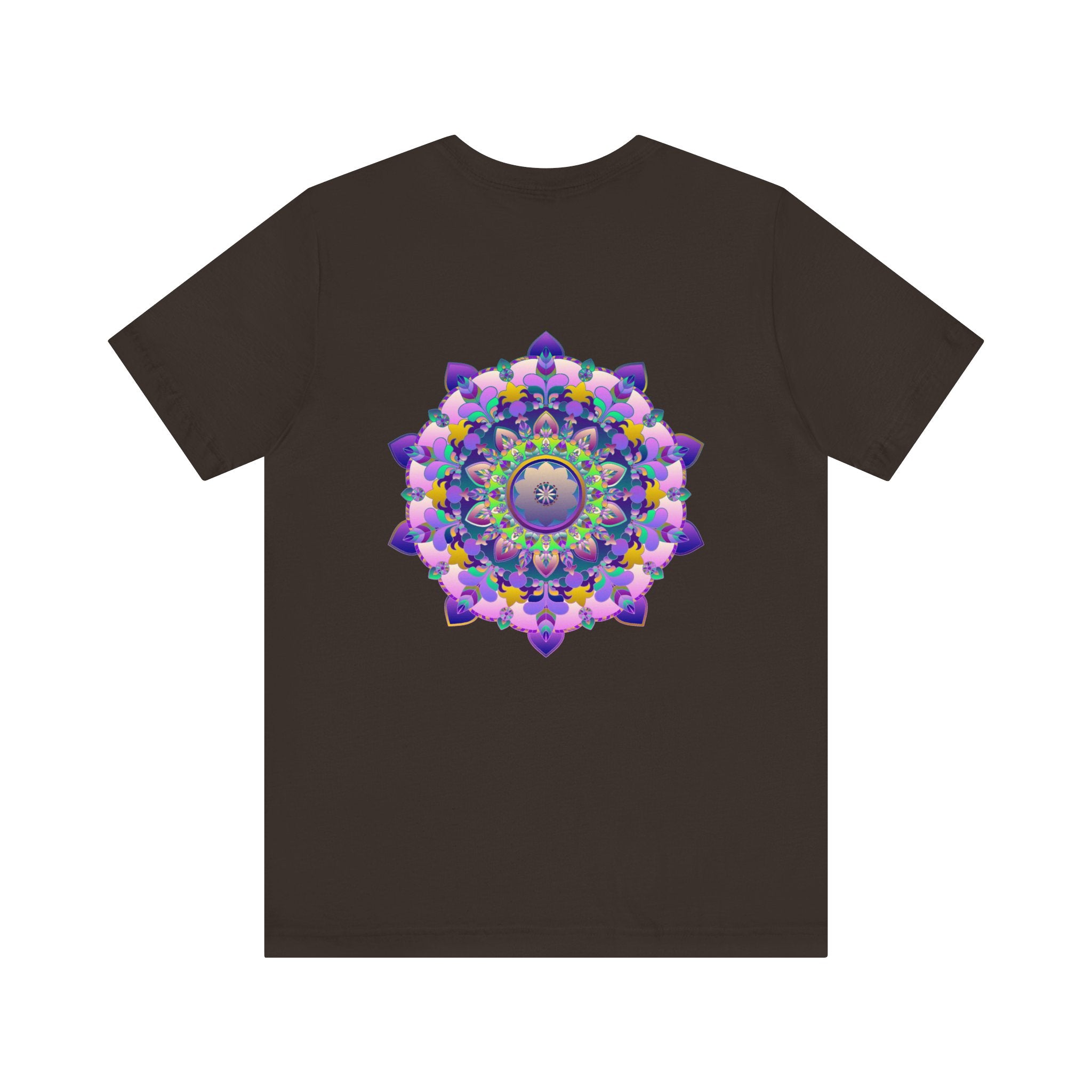 Vibrant Mandala T-Shirt with Bold and Intricate Pattern for Spiritual Peace