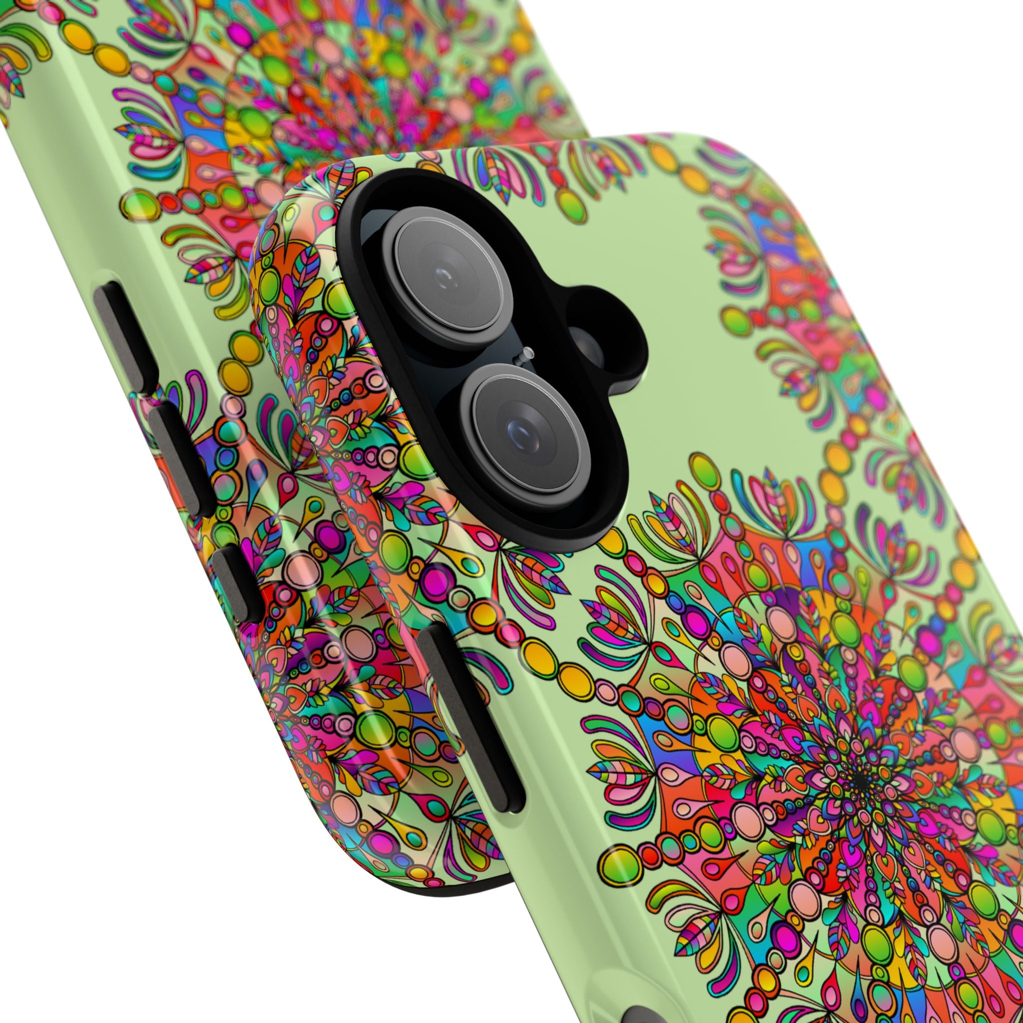 Intricate Mandala Phone Case in Lively Colors for Unique Style