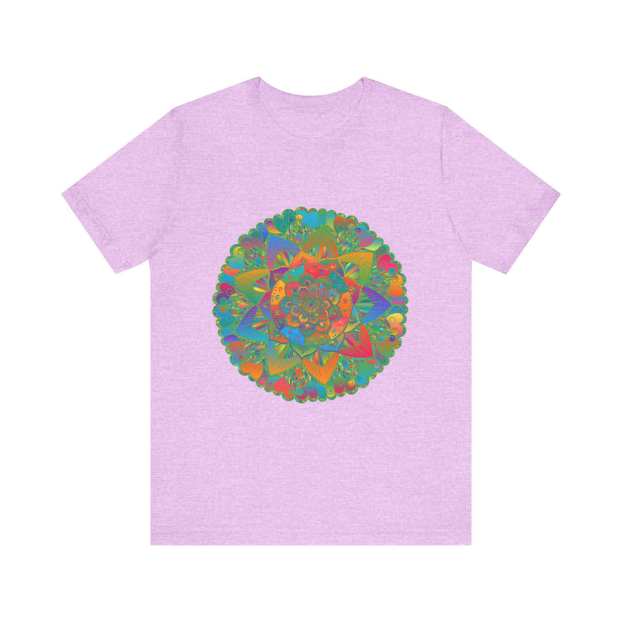 Stylish and comfortable tee with an eye-catching mandala design for a peaceful vibe