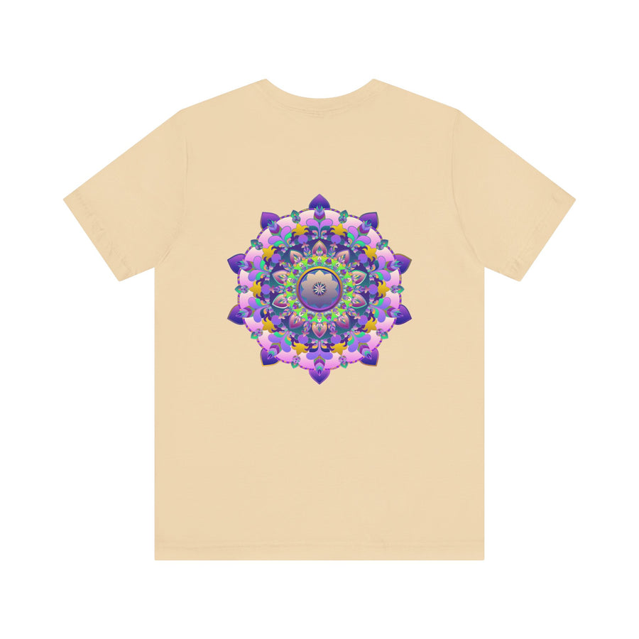 Colorful Mandala T-Shirt Promoting Inner Peace and Spiritual Harmony